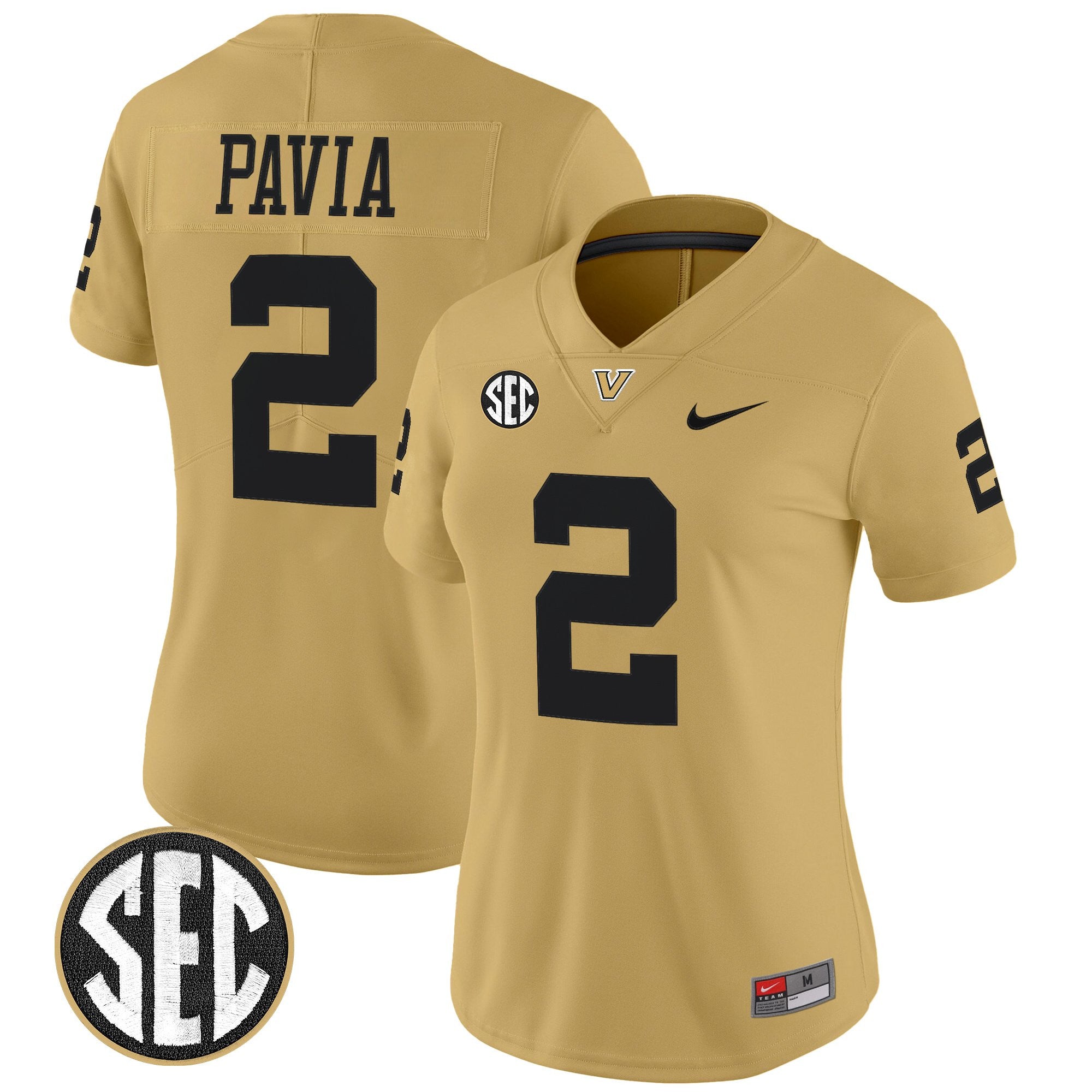 Women's Vanderbilt Commodores 2025 Vapor Limited Jersey - All Stitched