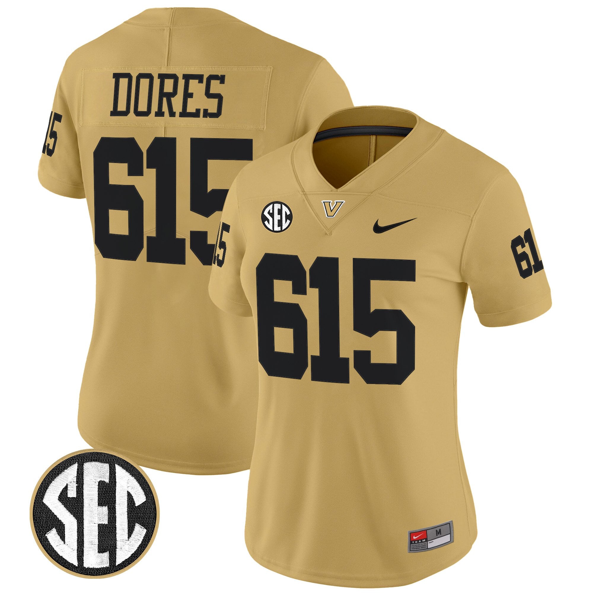 Women's Vanderbilt Commodores 2025 Vapor Limited Jersey - All Stitched