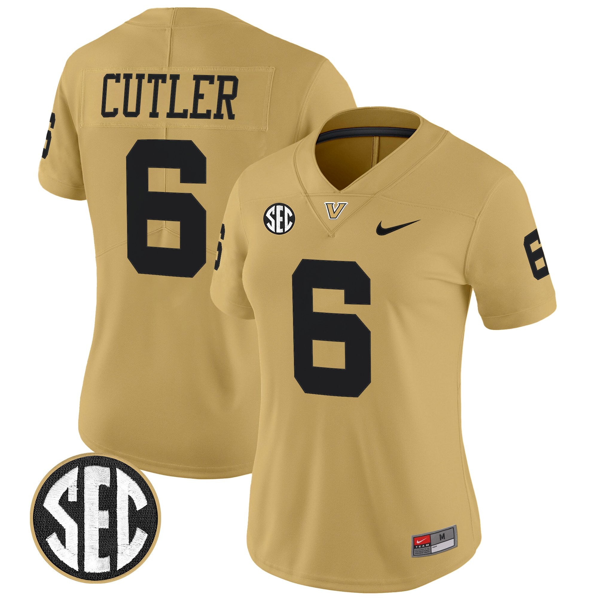 Women's Vanderbilt Commodores 2025 Vapor Limited Jersey - All Stitched