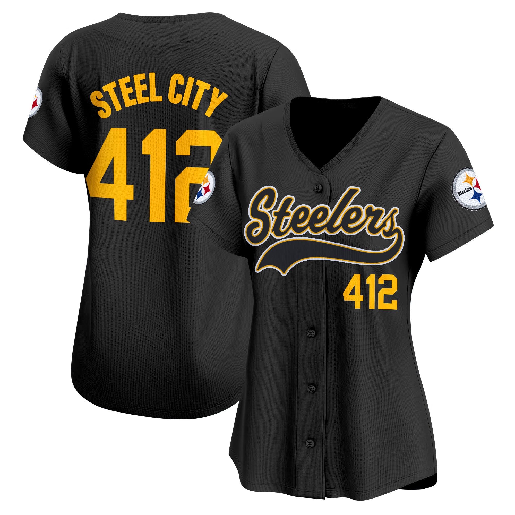 Women's Pittsburgh Steelers 2025 Vapor Baseball Jersey - All Stitched