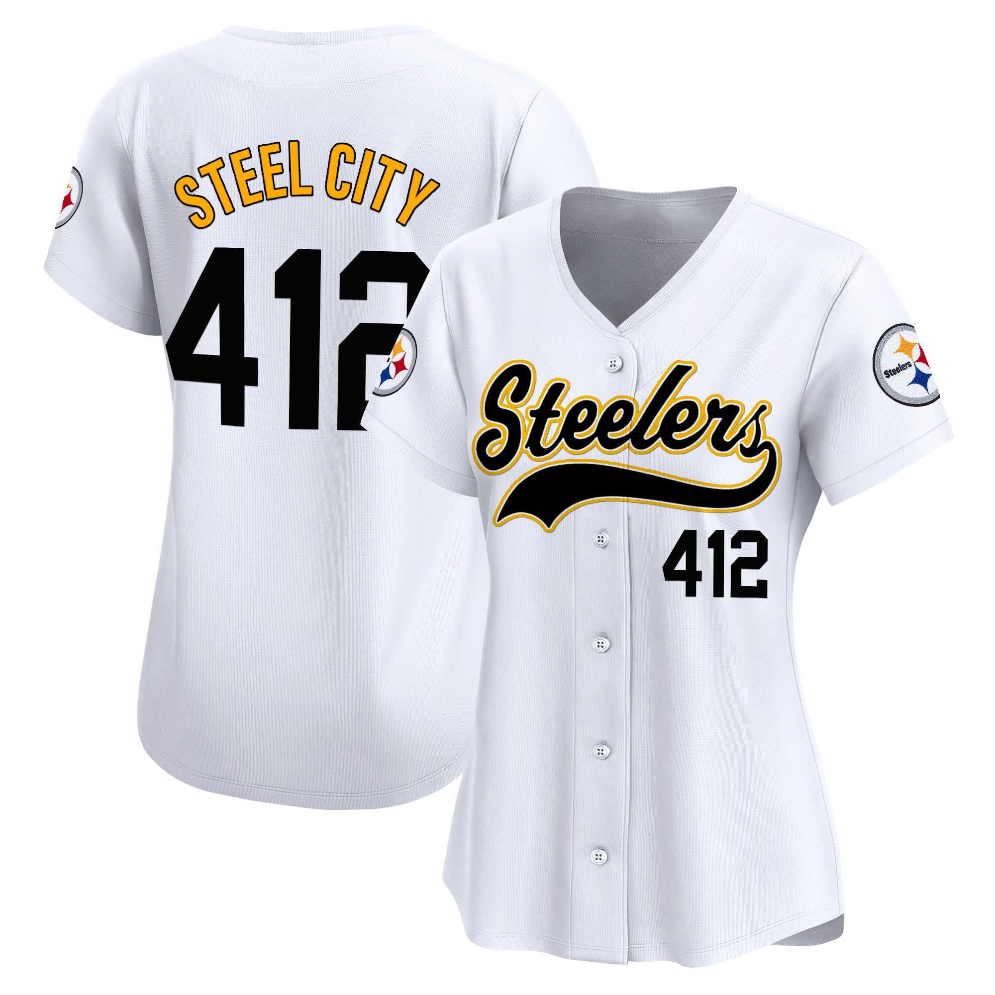 Women's Pittsburgh Steelers 2025 Vapor Baseball Jersey - All Stitched