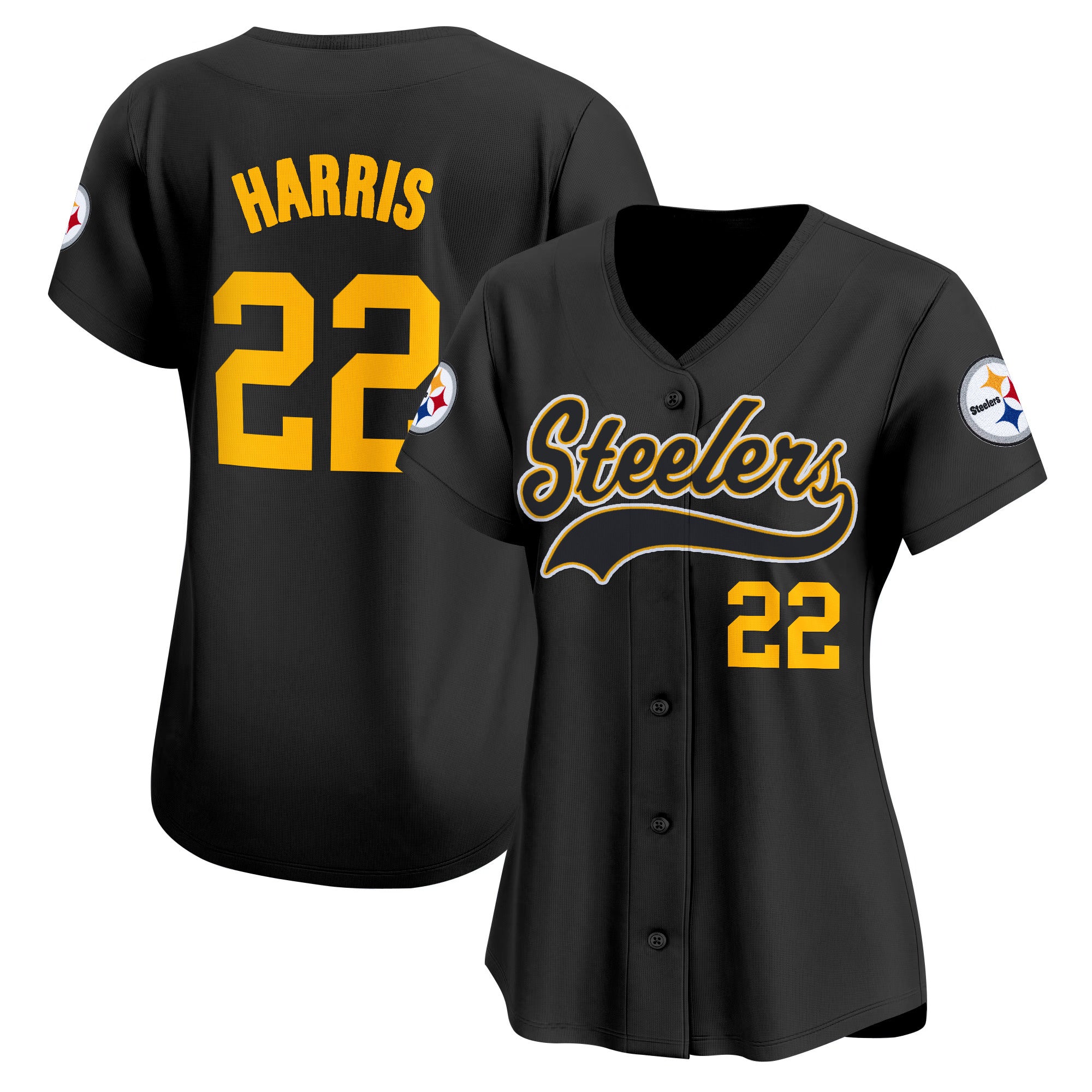 Women's Pittsburgh Steelers 2025 Vapor Baseball Jersey - All Stitched