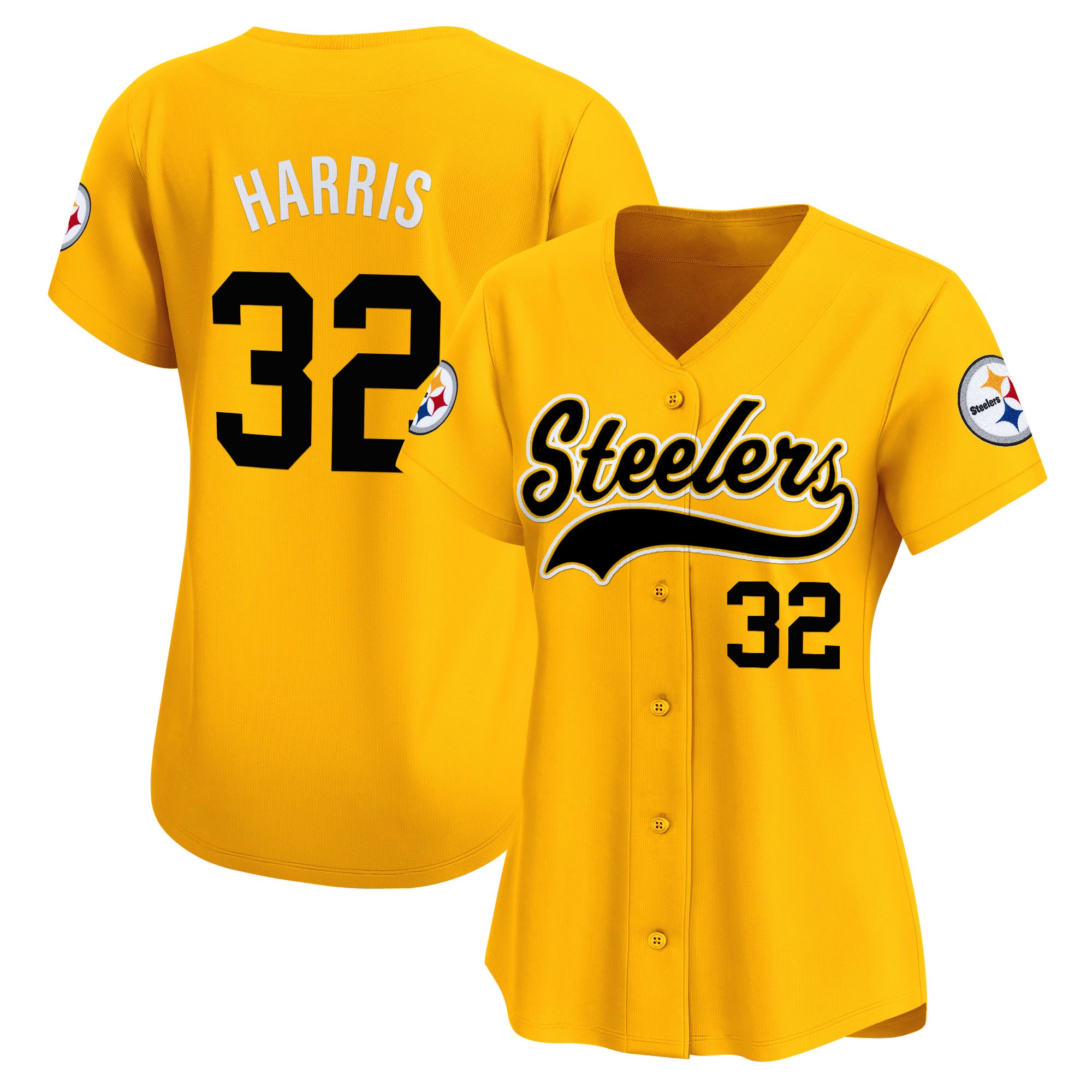 Women's Pittsburgh Steelers 2025 Vapor Baseball Jersey - All Stitched