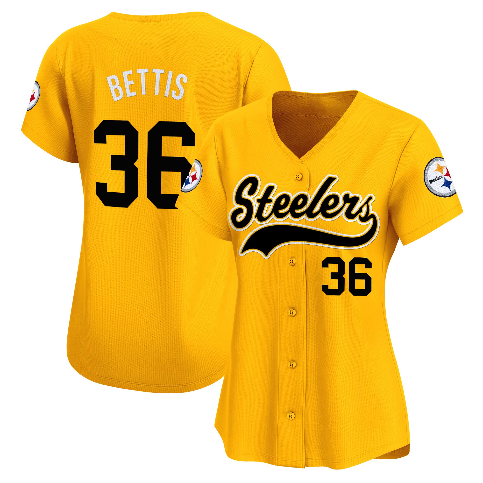 Women's Pittsburgh Steelers 2025 Vapor Baseball Jersey - All Stitched