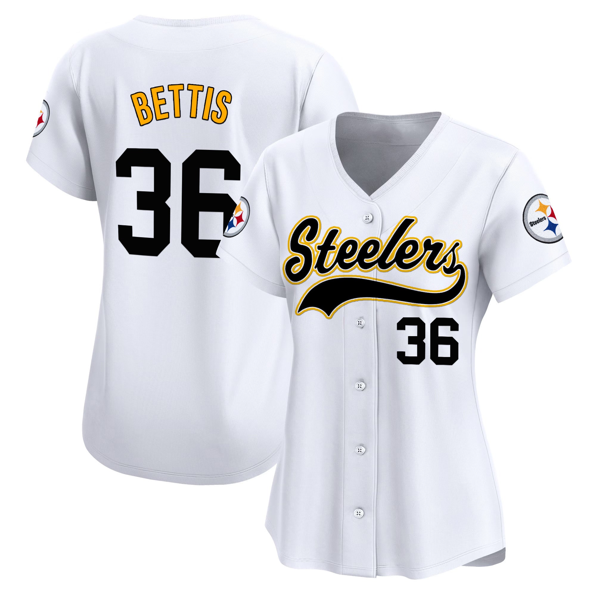 Women's Pittsburgh Steelers 2025 Vapor Baseball Jersey - All Stitched