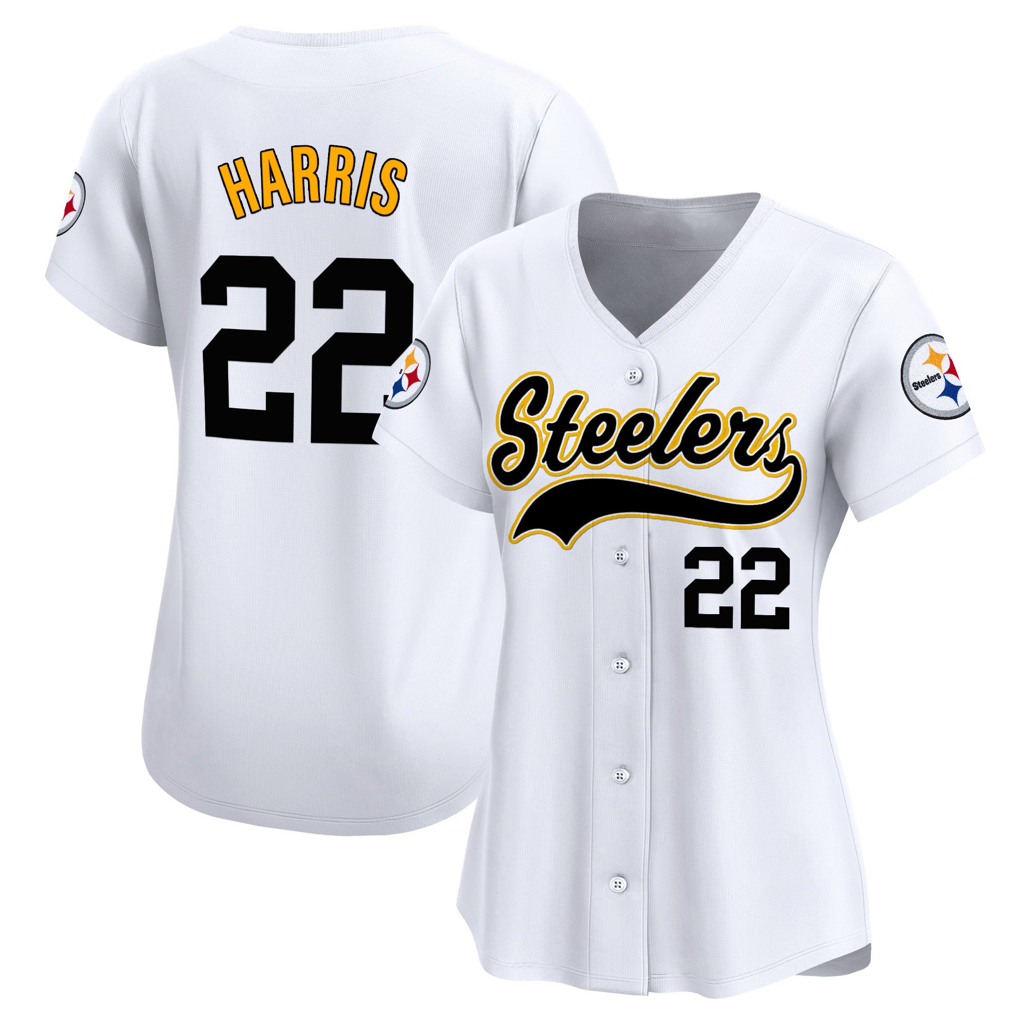 Women's Pittsburgh Steelers 2025 Vapor Baseball Jersey - All Stitched