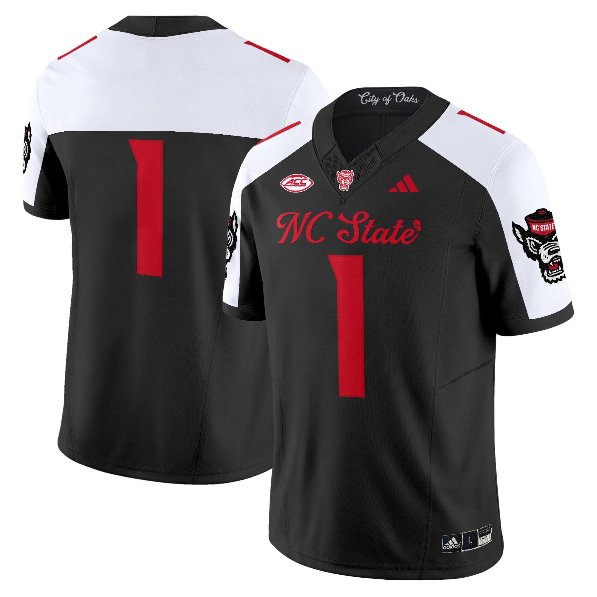 Men's NC State Wolfpack 'City of Oaks' Vapor Limited Jersey - All Stitched
