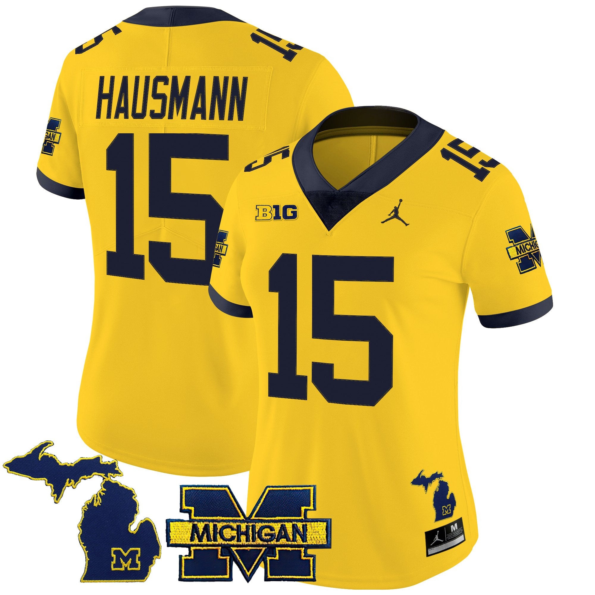Women's Michigan Wolverines 2025 Vapor Limited Jersey - All Stitched