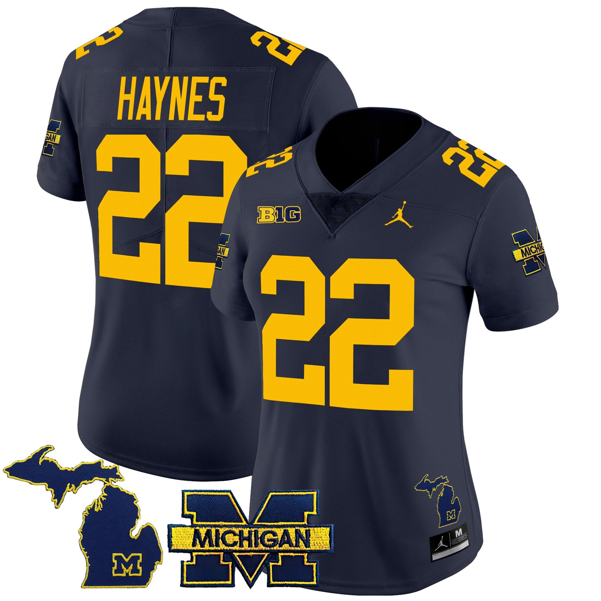 Women's Michigan Wolverines 2025 Vapor Limited Jersey - All Stitched