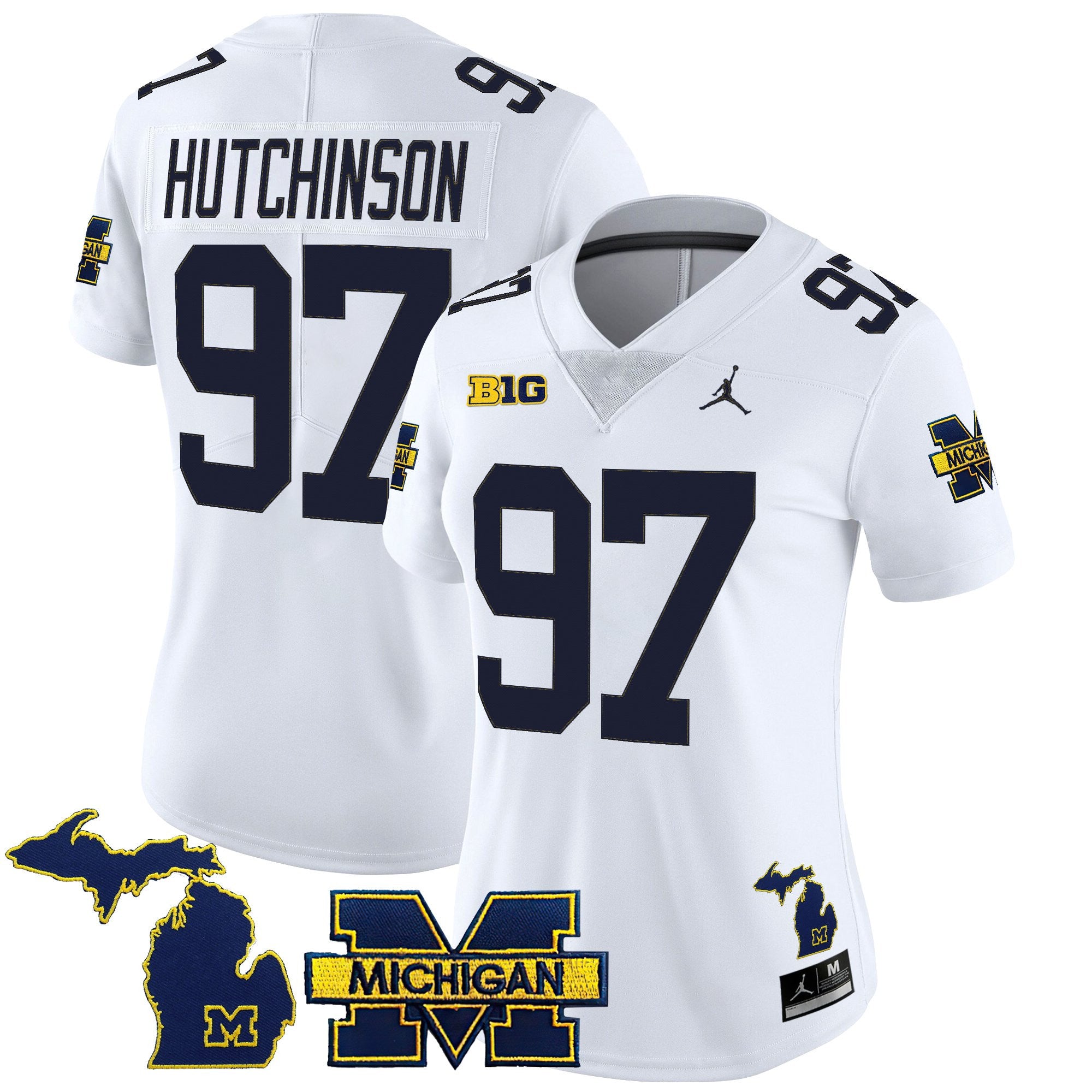 Women's Michigan Wolverines 2025 Vapor Limited Jersey - All Stitched
