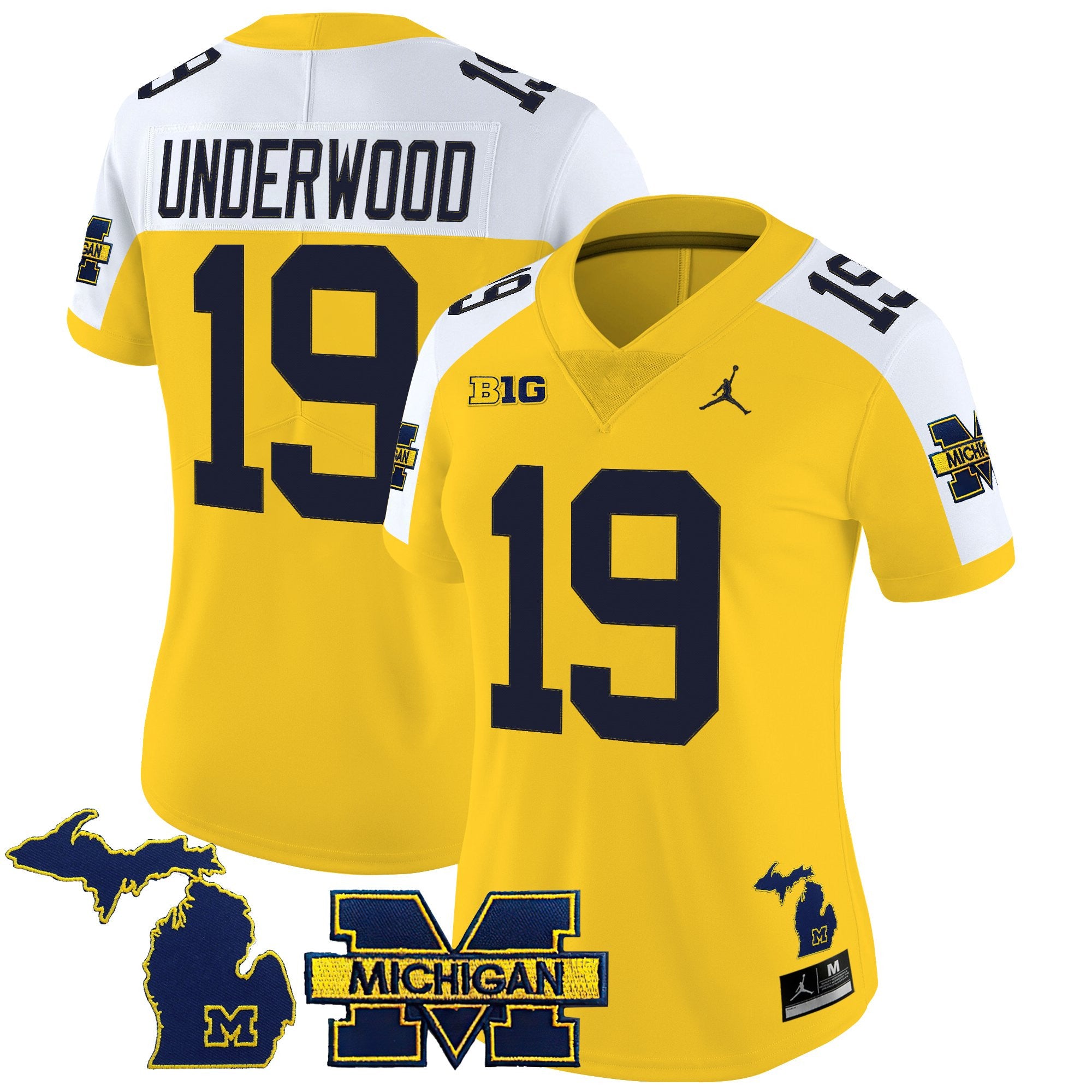 Women's Michigan Wolverines 2025 Vapor Limited Jersey - All Stitched