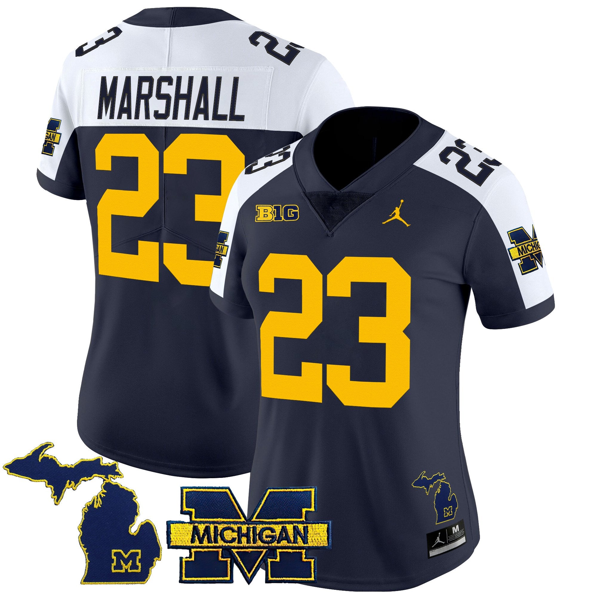 Women's Michigan Wolverines 2025 Vapor Limited Jersey - All Stitched