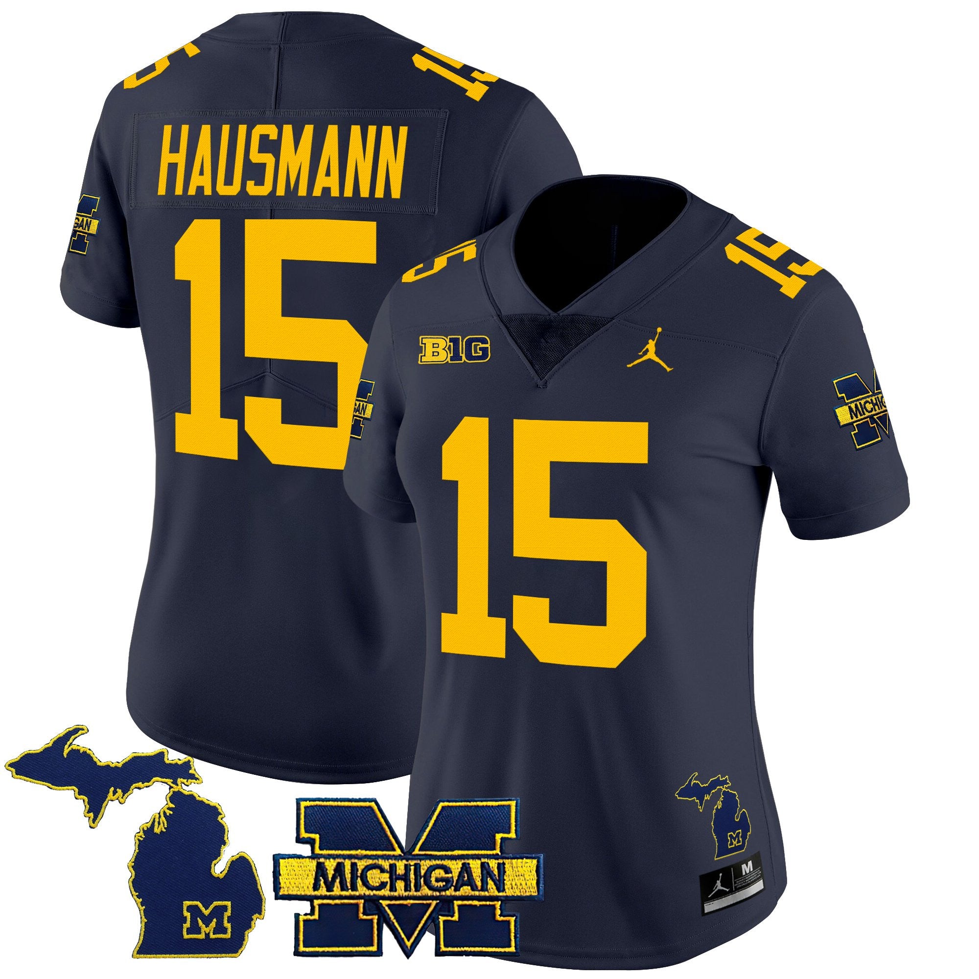 Women's Michigan Wolverines 2025 Vapor Limited Jersey - All Stitched