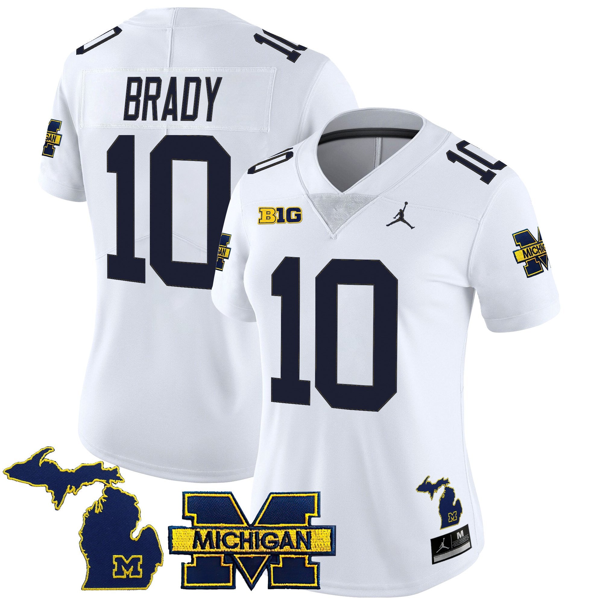 Women's Michigan Wolverines 2025 Vapor Limited Jersey - All Stitched