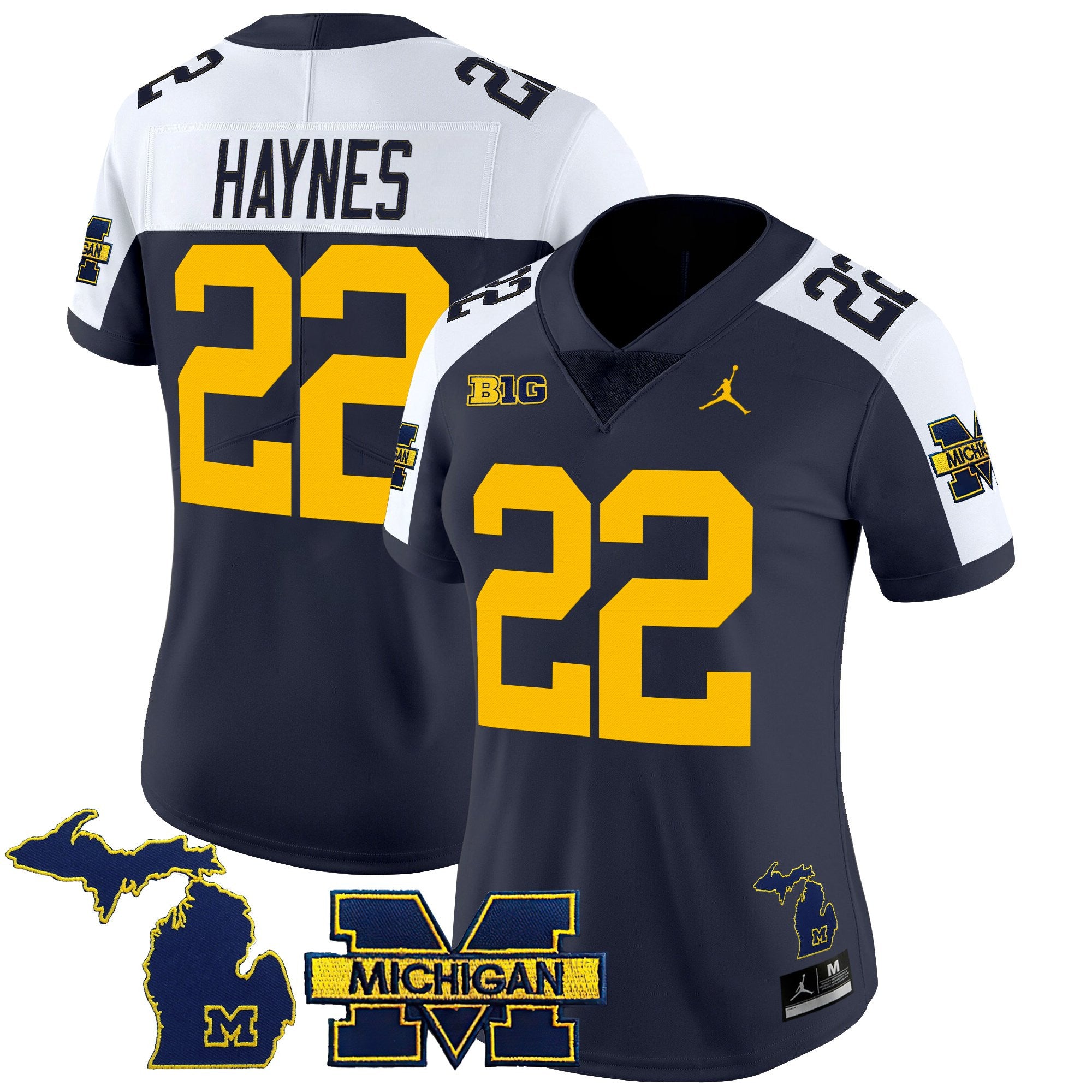 Women's Michigan Wolverines 2025 Vapor Limited Jersey - All Stitched