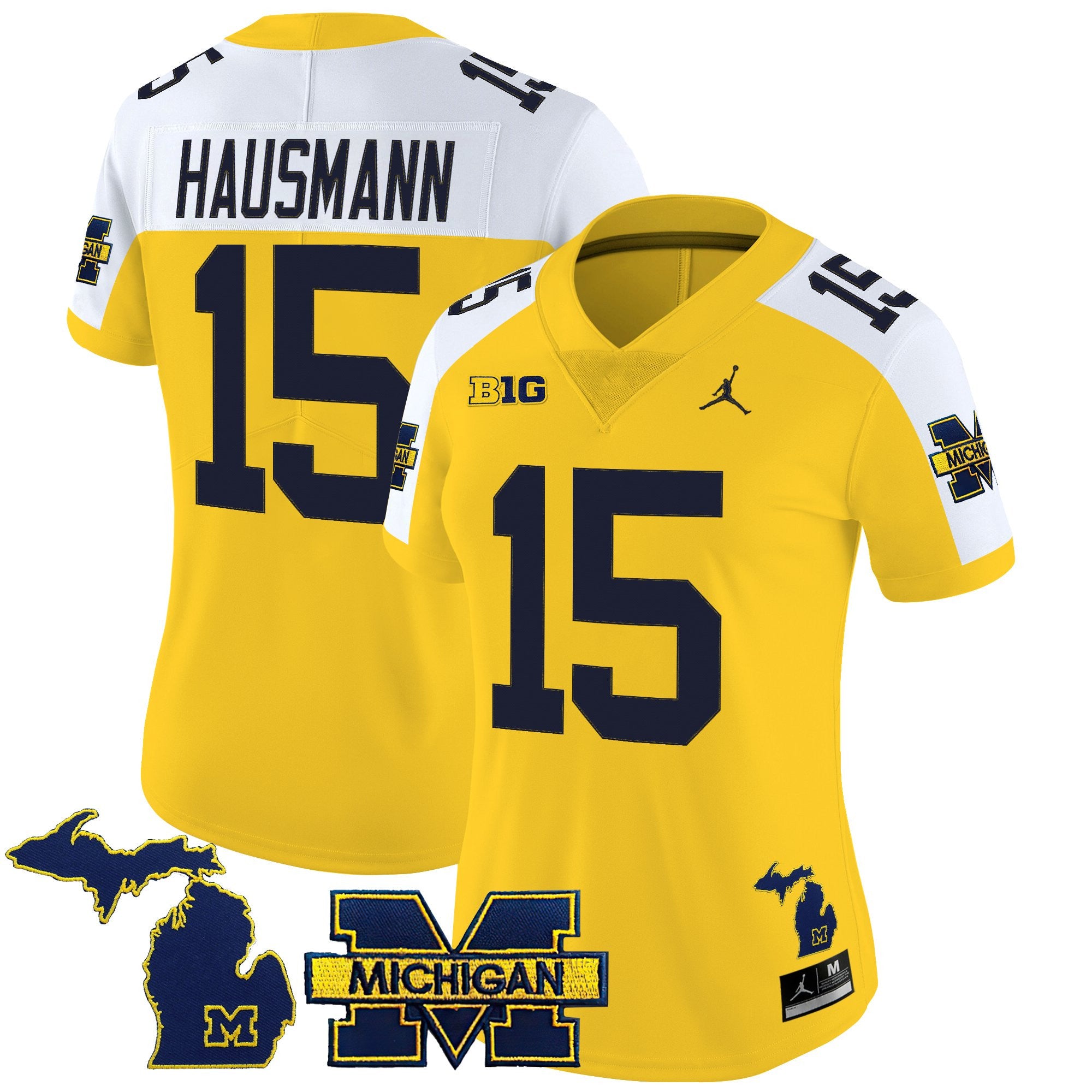 Women's Michigan Wolverines 2025 Vapor Limited Jersey - All Stitched