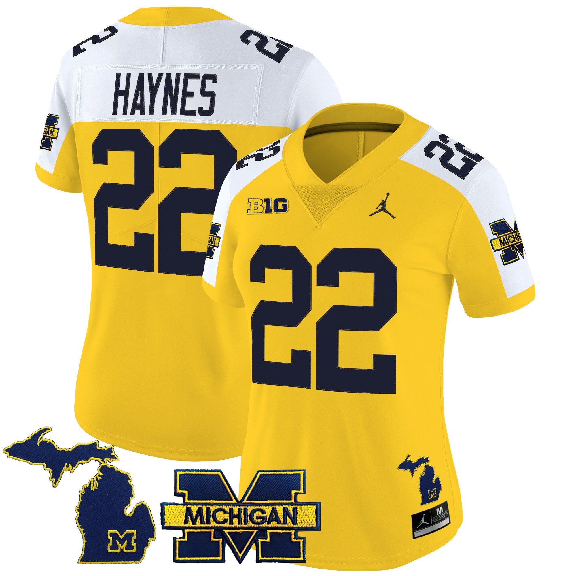 Women's Michigan Wolverines 2025 Vapor Limited Jersey - All Stitched