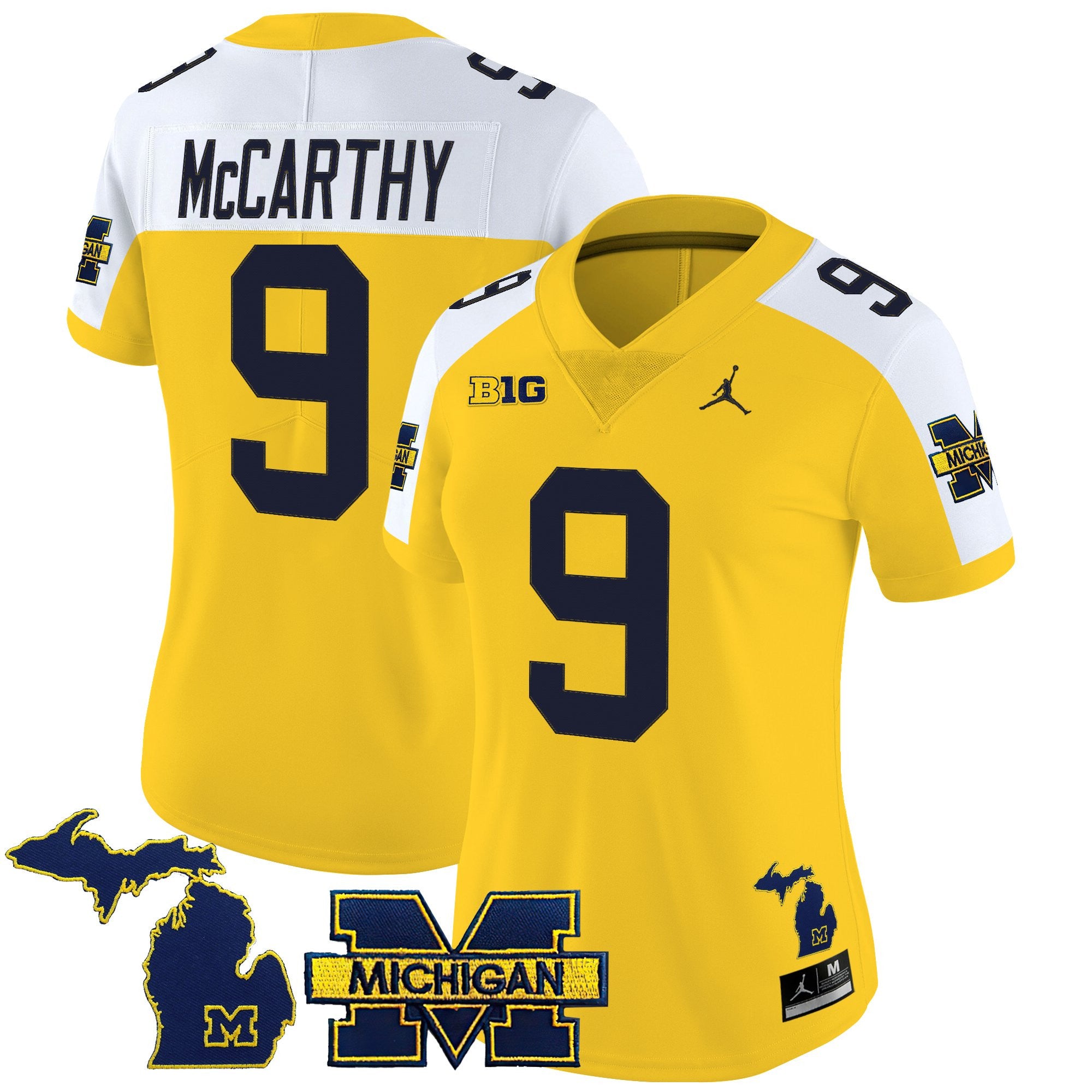 Women's Michigan Wolverines 2025 Vapor Limited Jersey - All Stitched