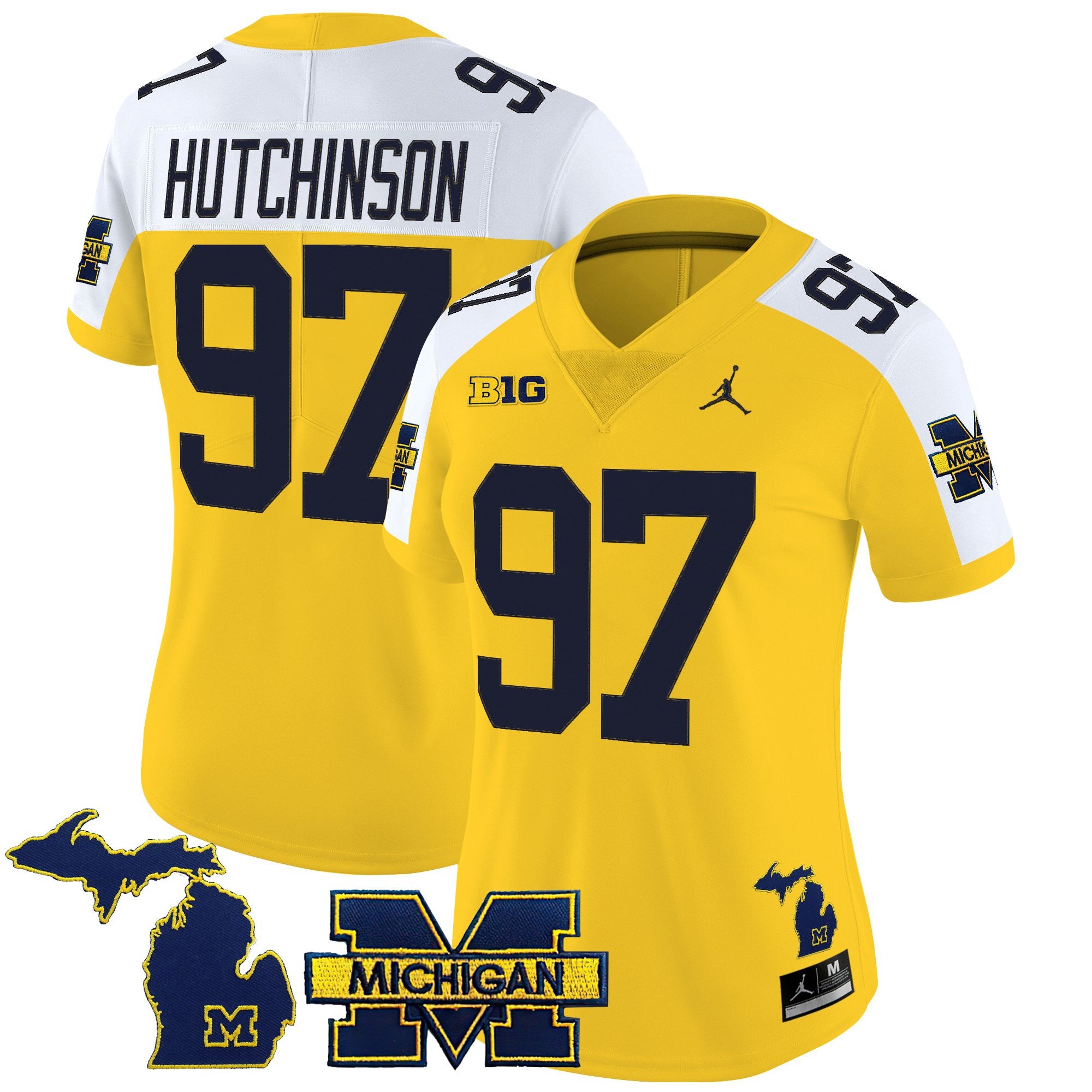 Women's Michigan Wolverines 2025 Vapor Limited Jersey - All Stitched