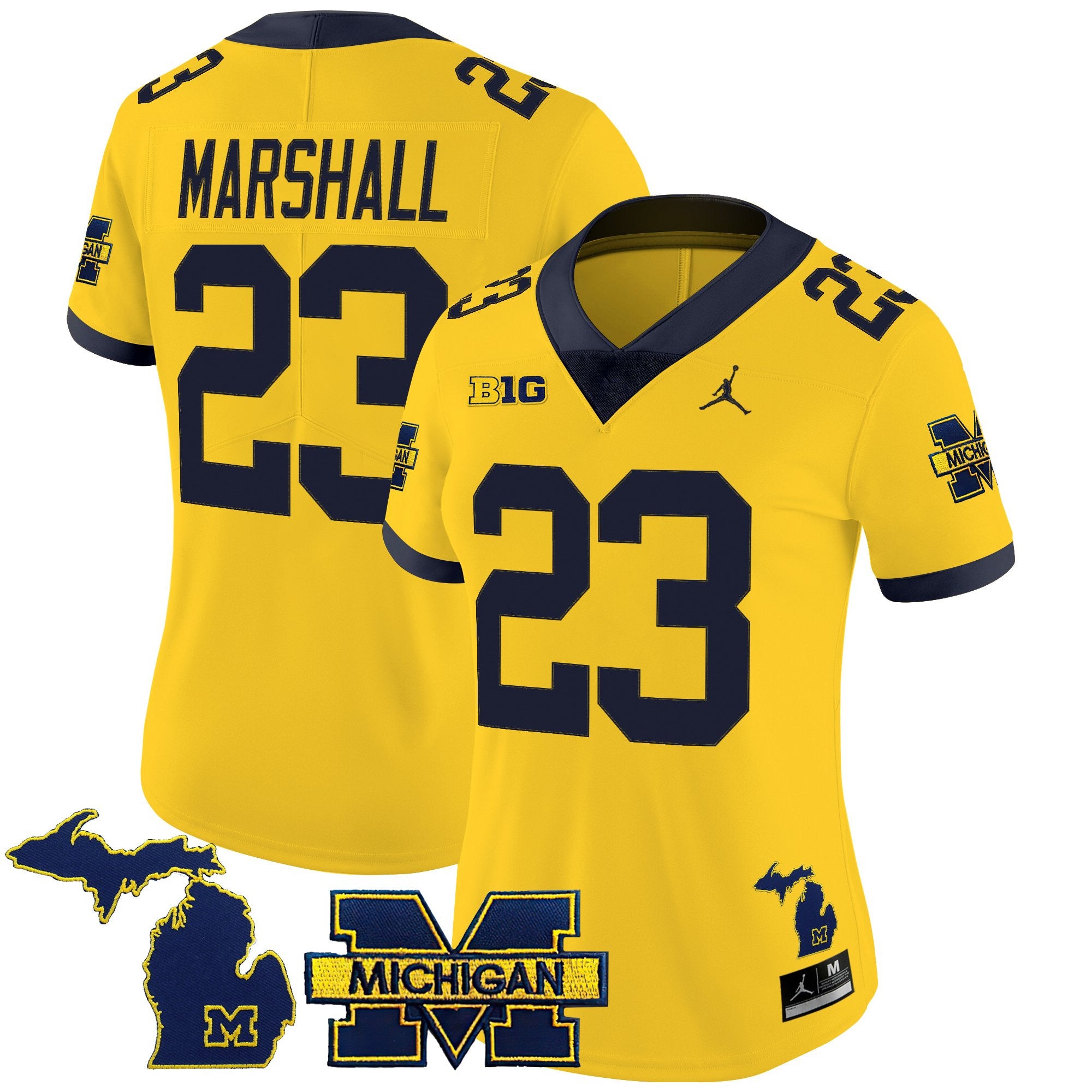 Women's Michigan Wolverines 2025 Vapor Limited Jersey - All Stitched
