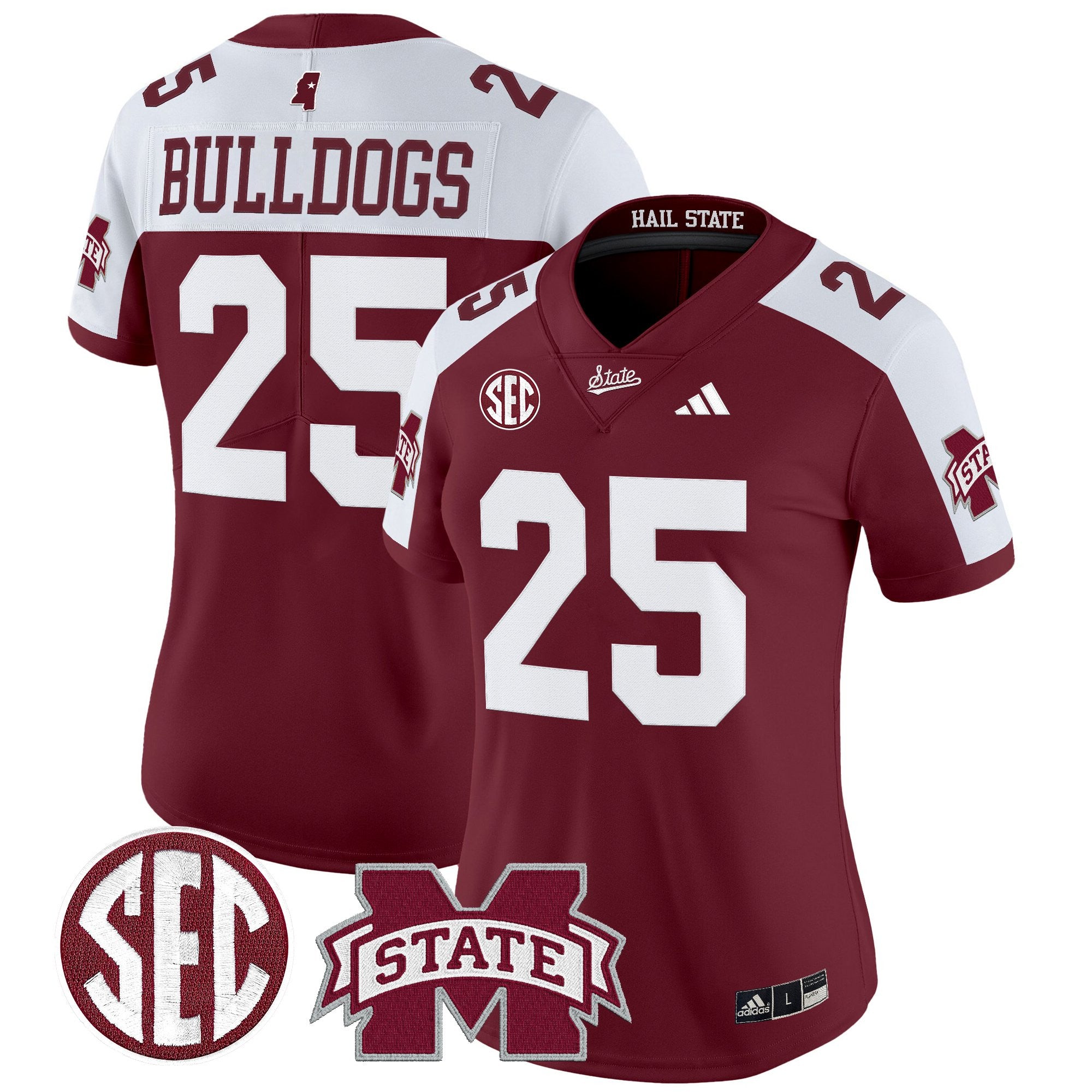 Women's Mississippi State Bulldogs 'Dark Mode' Vapor Limited Jersey - All Stitched