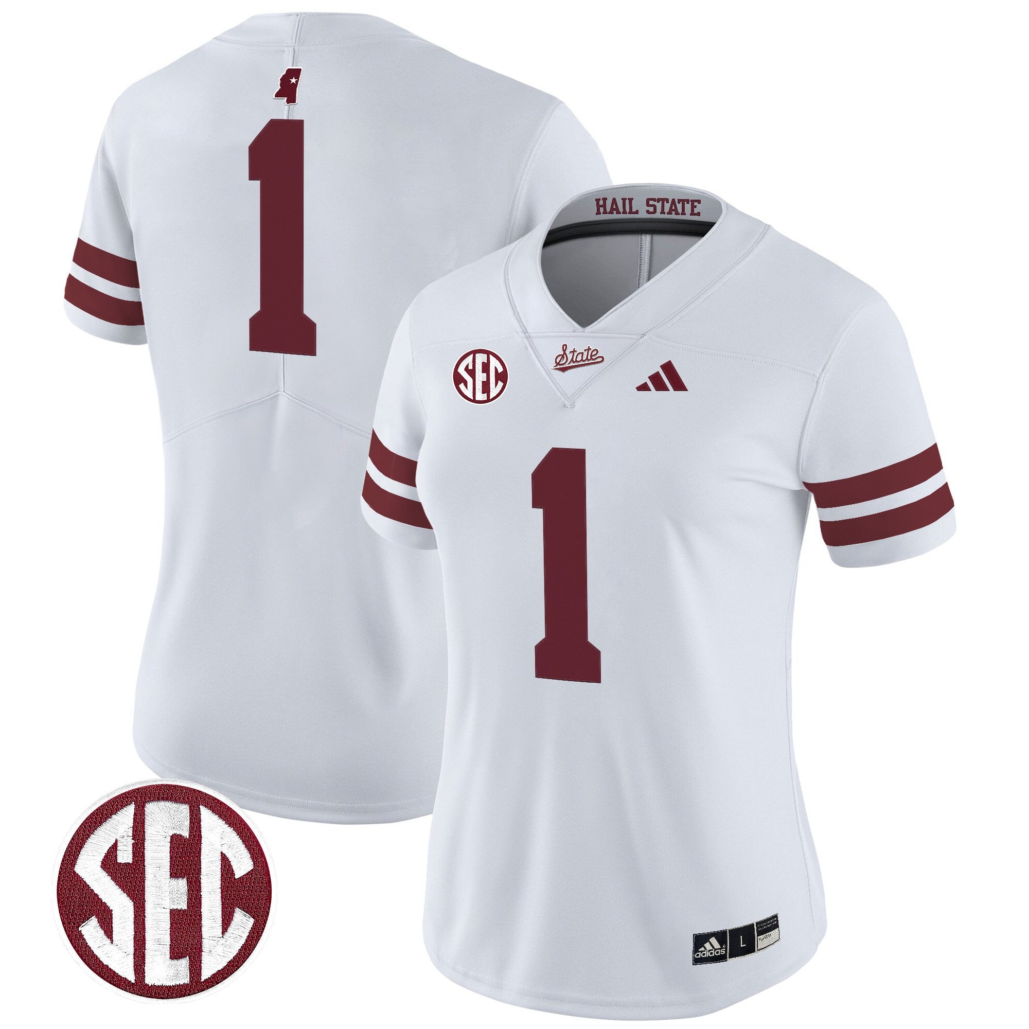 Women's Mississippi State Bulldogs 'Dark Mode' Vapor Limited Jersey - All Stitched