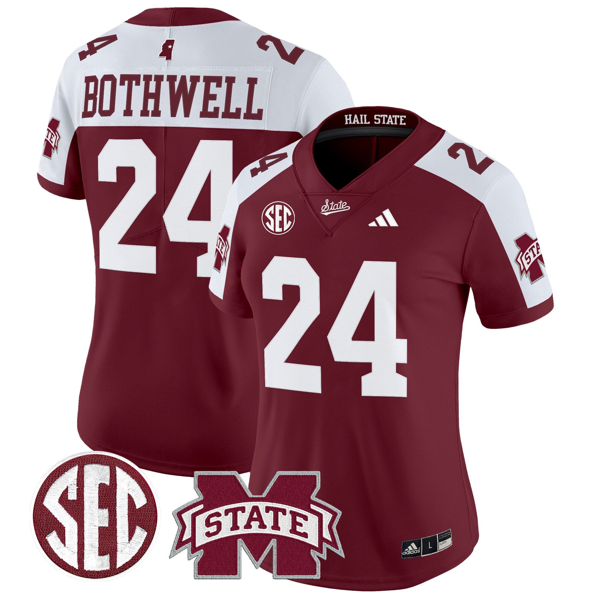 Women's Mississippi State Bulldogs 'Dark Mode' Vapor Limited Jersey - All Stitched