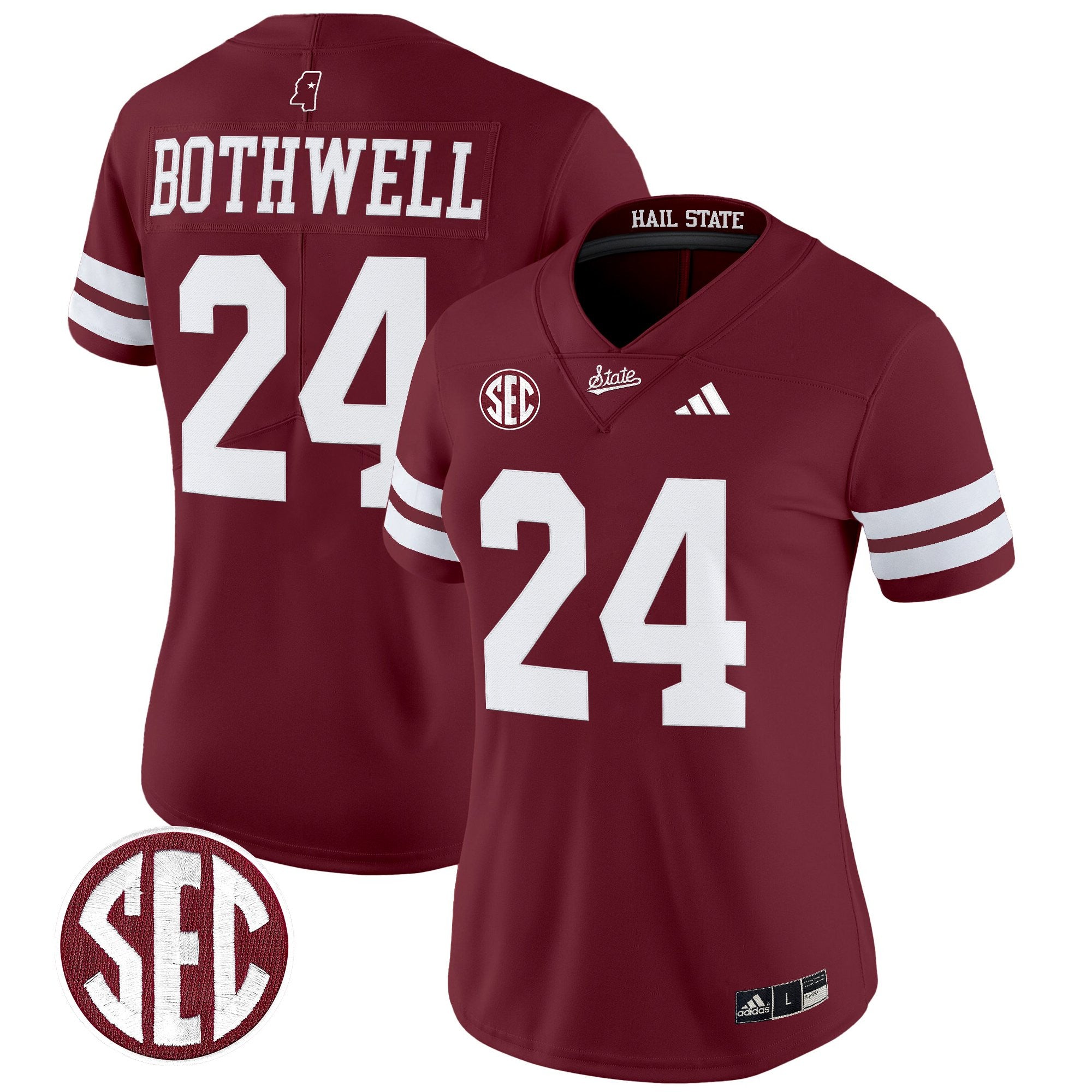 Women's Mississippi State Bulldogs 'Dark Mode' Vapor Limited Jersey - All Stitched
