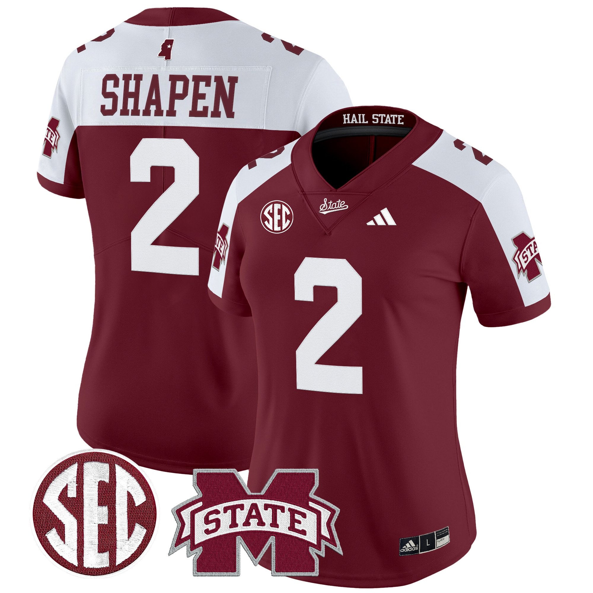 Women's Mississippi State Bulldogs 'Dark Mode' Vapor Limited Jersey - All Stitched