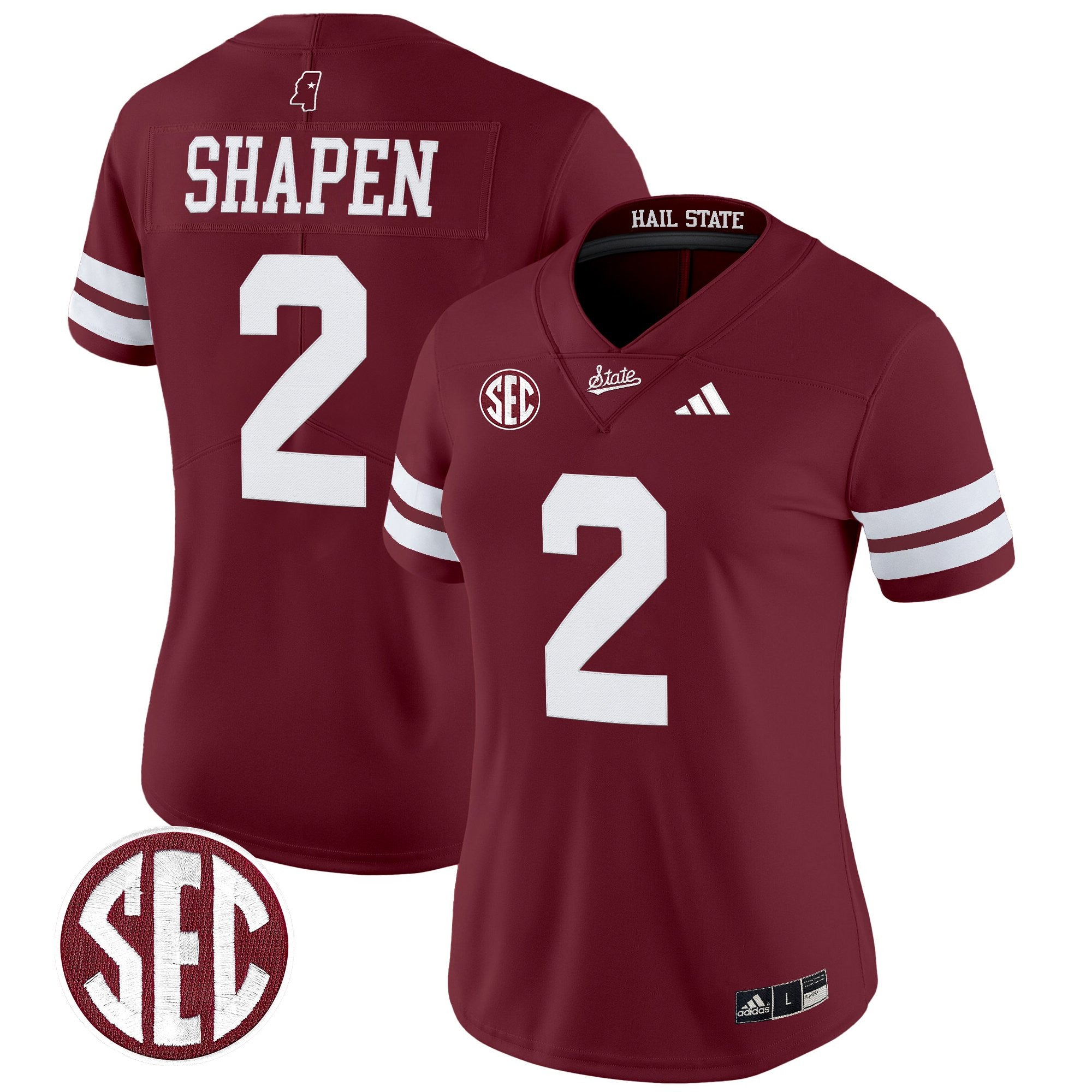 Women's Mississippi State Bulldogs 'Dark Mode' Vapor Limited Jersey - All Stitched