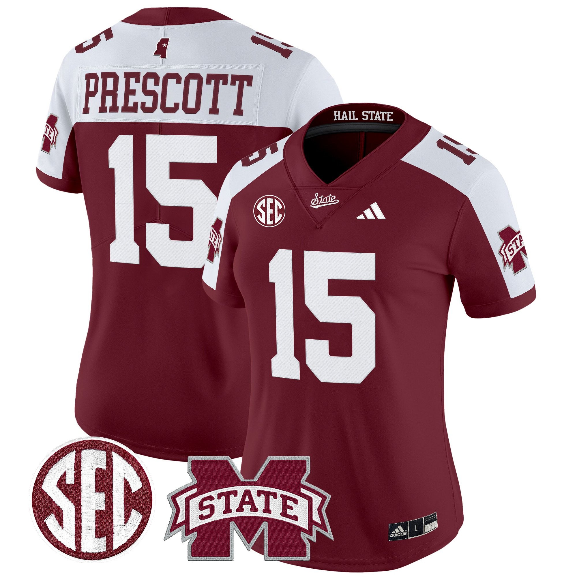 Women's Mississippi State Bulldogs 'Dark Mode' Vapor Limited Jersey - All Stitched
