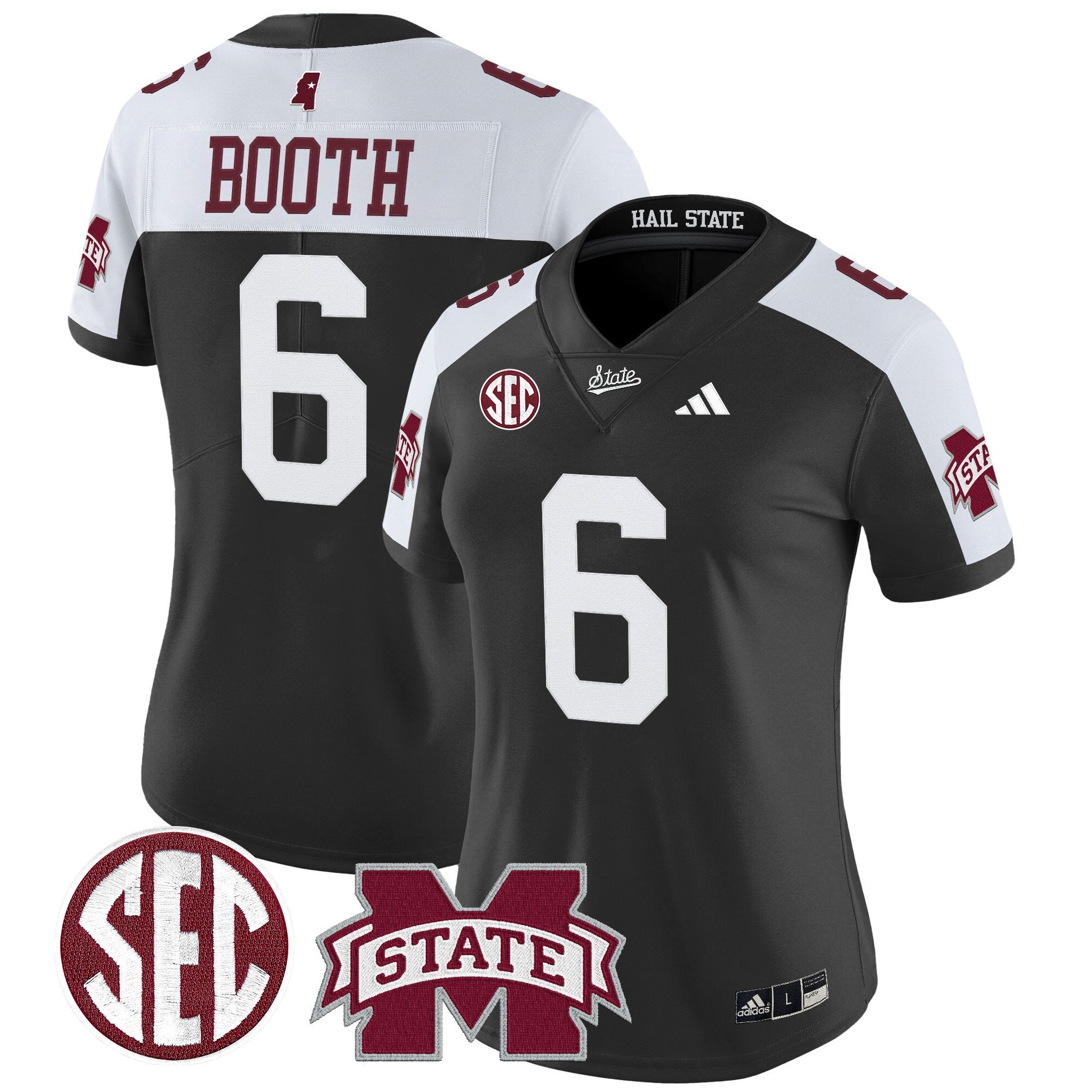 Women's Mississippi State Bulldogs 'Dark Mode' Vapor Limited Jersey - All Stitched