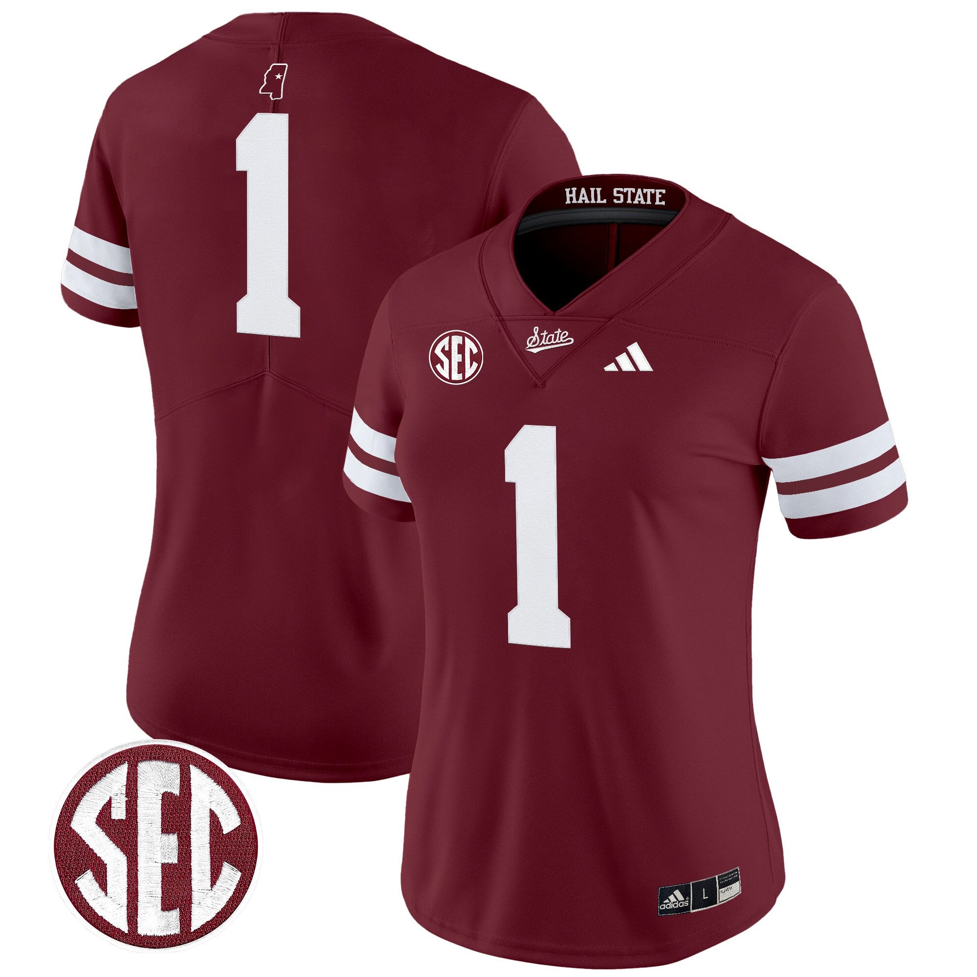 Women's Mississippi State Bulldogs 'Dark Mode' Vapor Limited Jersey - All Stitched