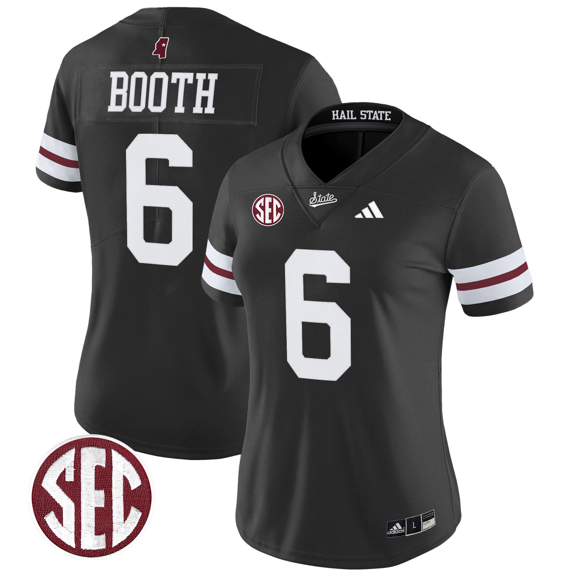 Women's Mississippi State Bulldogs 'Dark Mode' Vapor Limited Jersey - All Stitched