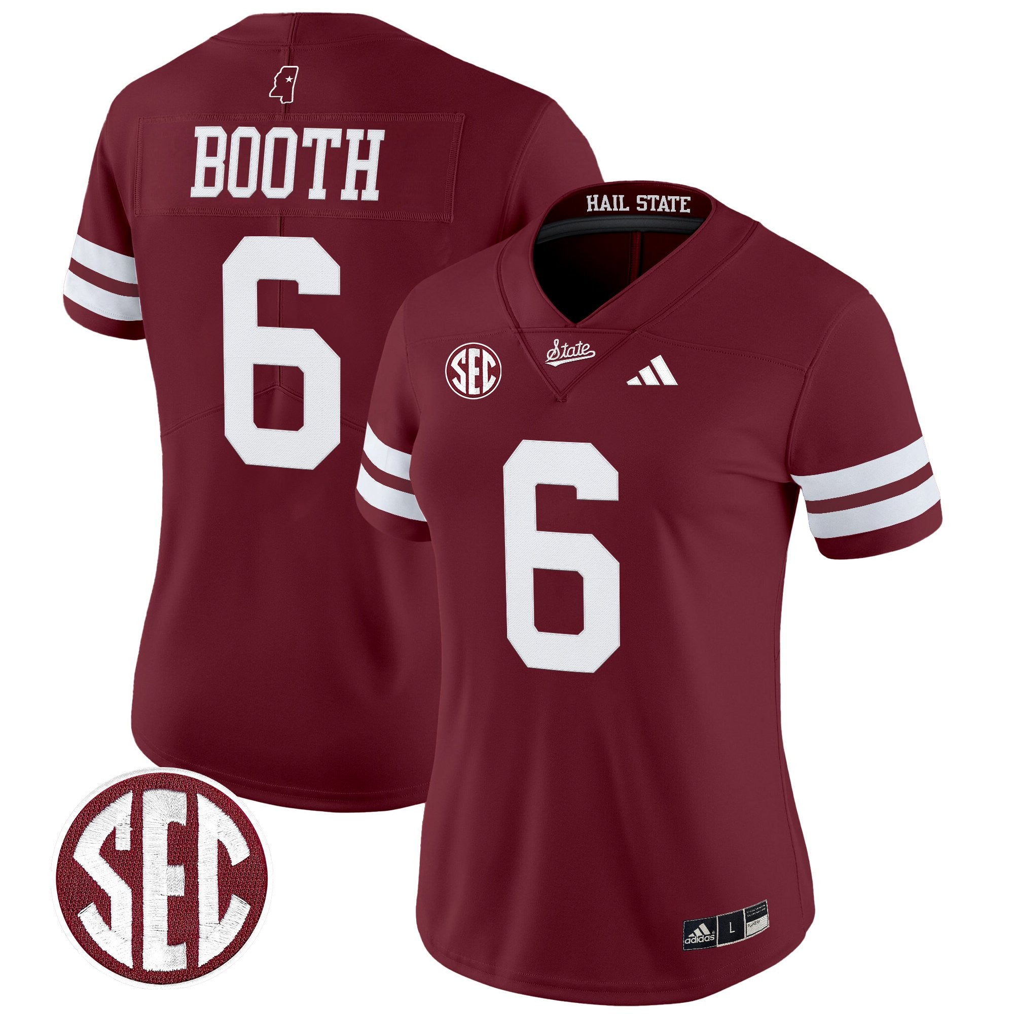 Women's Mississippi State Bulldogs 'Dark Mode' Vapor Limited Jersey - All Stitched