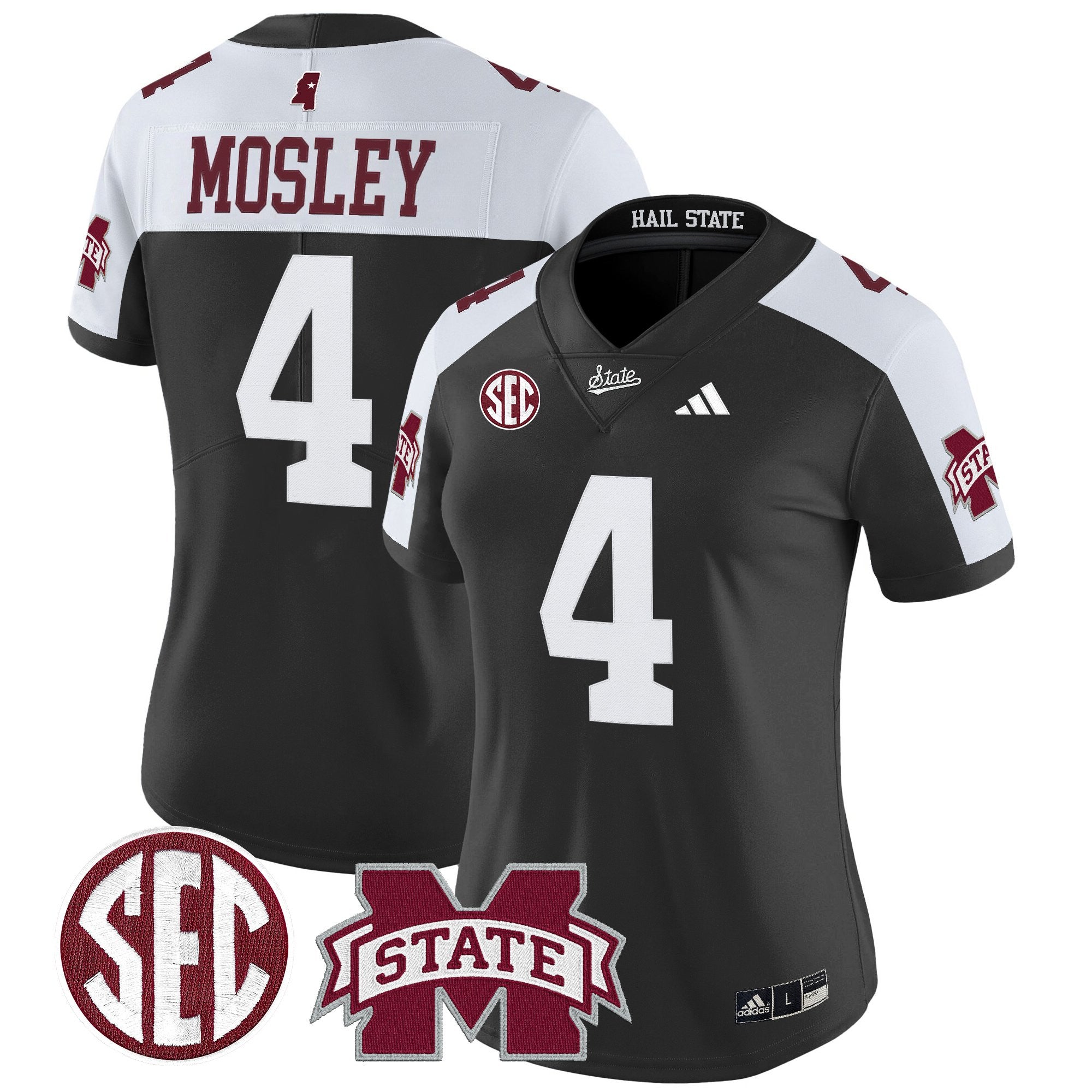Women's Mississippi State Bulldogs 'Dark Mode' Vapor Limited Jersey - All Stitched