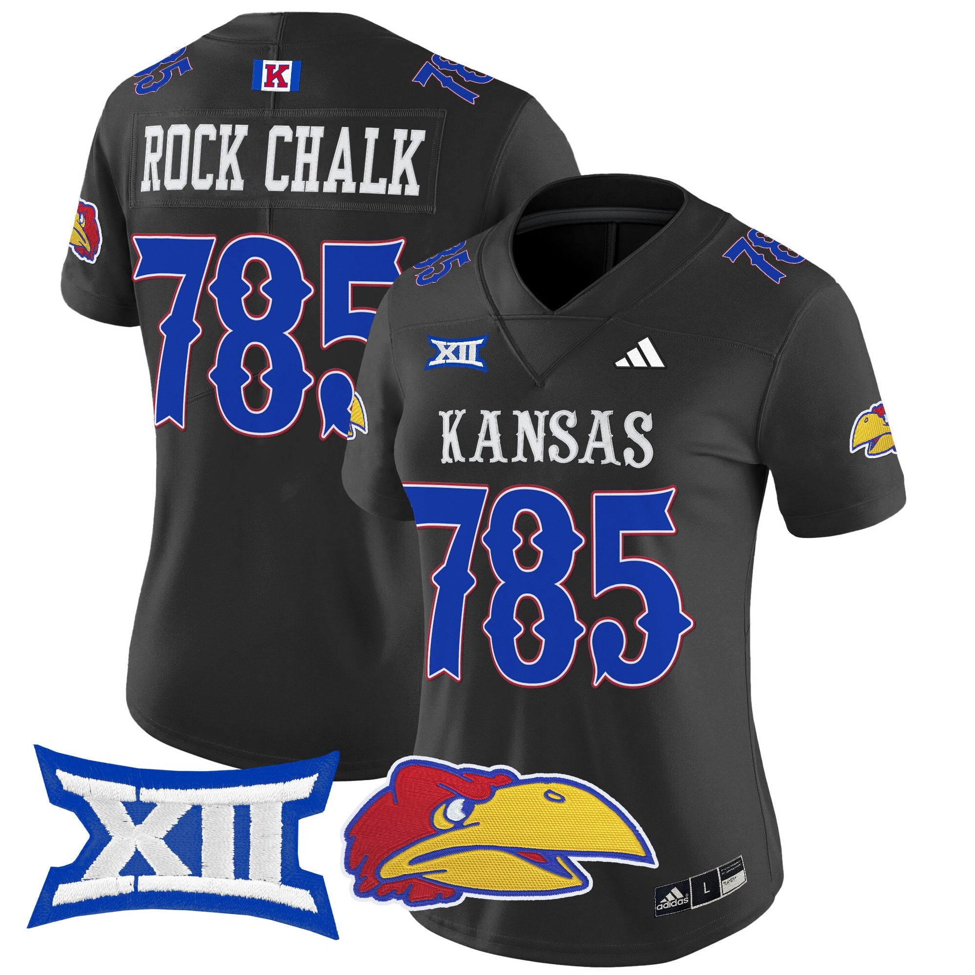 Women's Kansas Jayhawks 2025 Vapor Limited Jersey - All Stitched