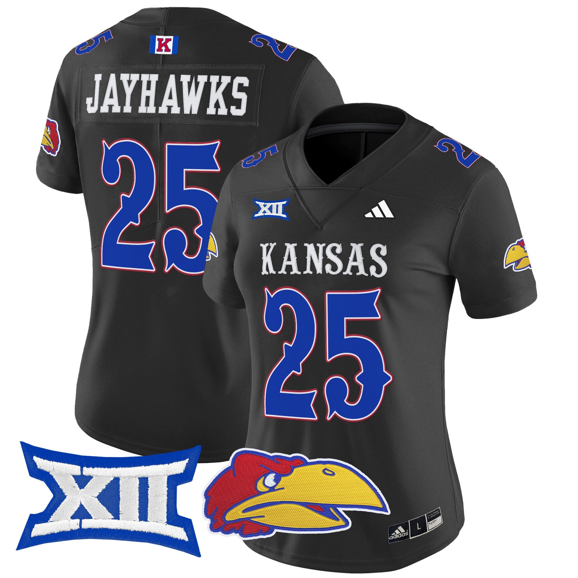 Women's Kansas Jayhawks 2025 Vapor Limited Jersey - All Stitched