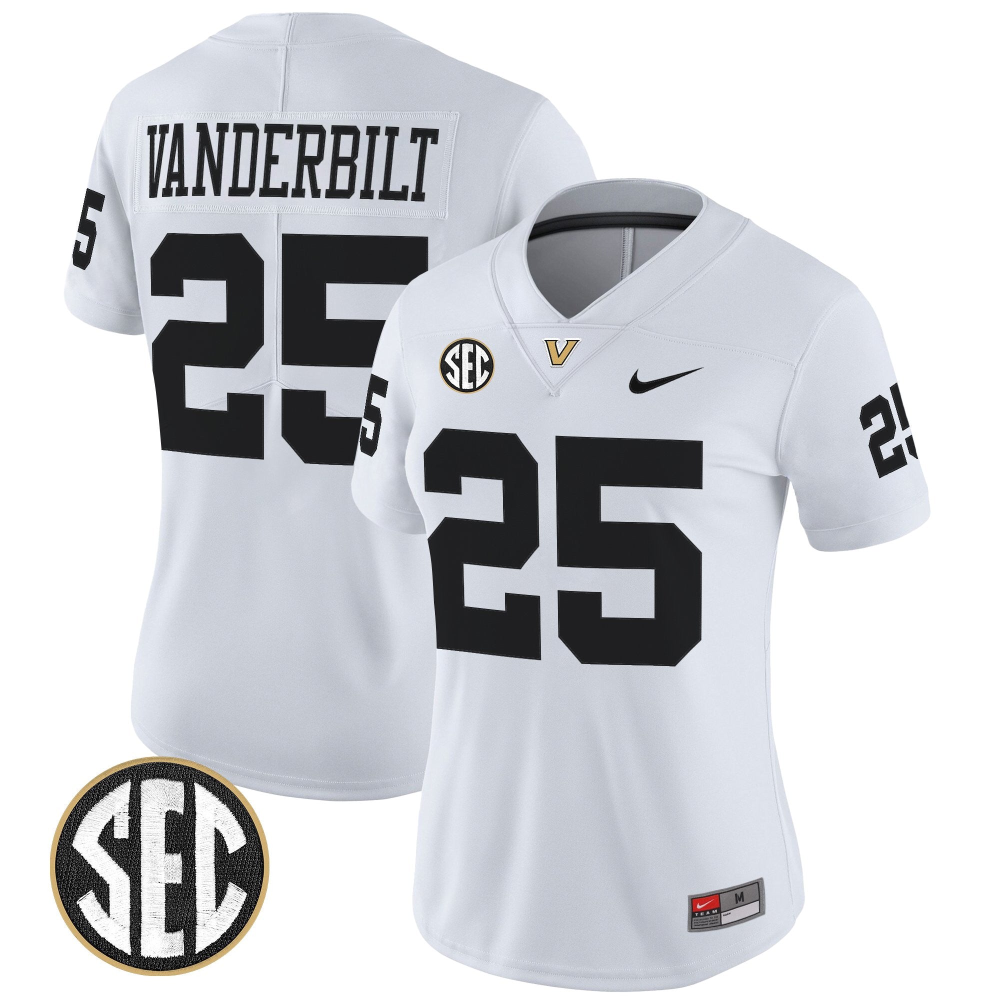 Women's Vanderbilt Commodores 2025 Vapor Limited Jersey - All Stitched