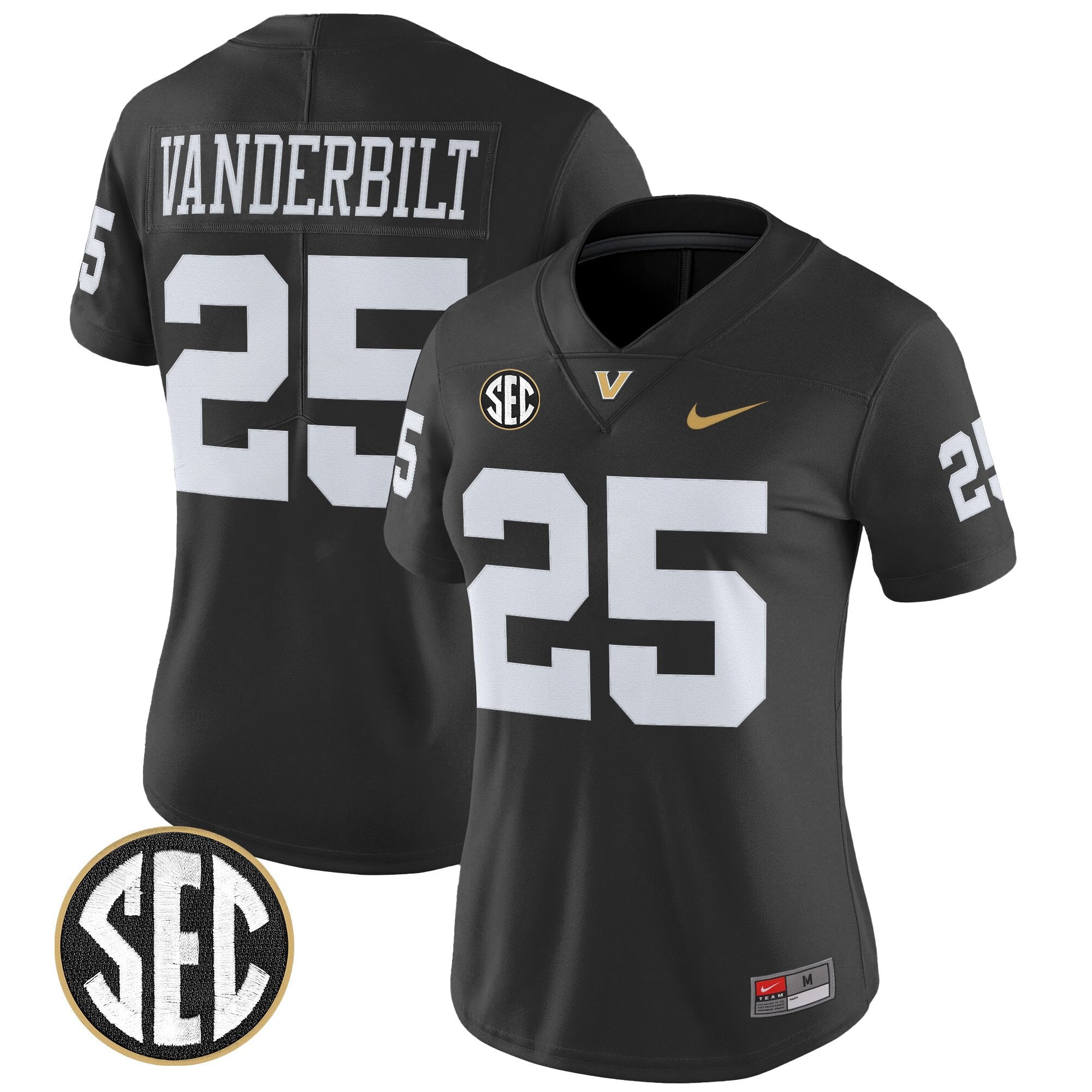 Women's Vanderbilt Commodores 2025 Vapor Limited Jersey - All Stitched