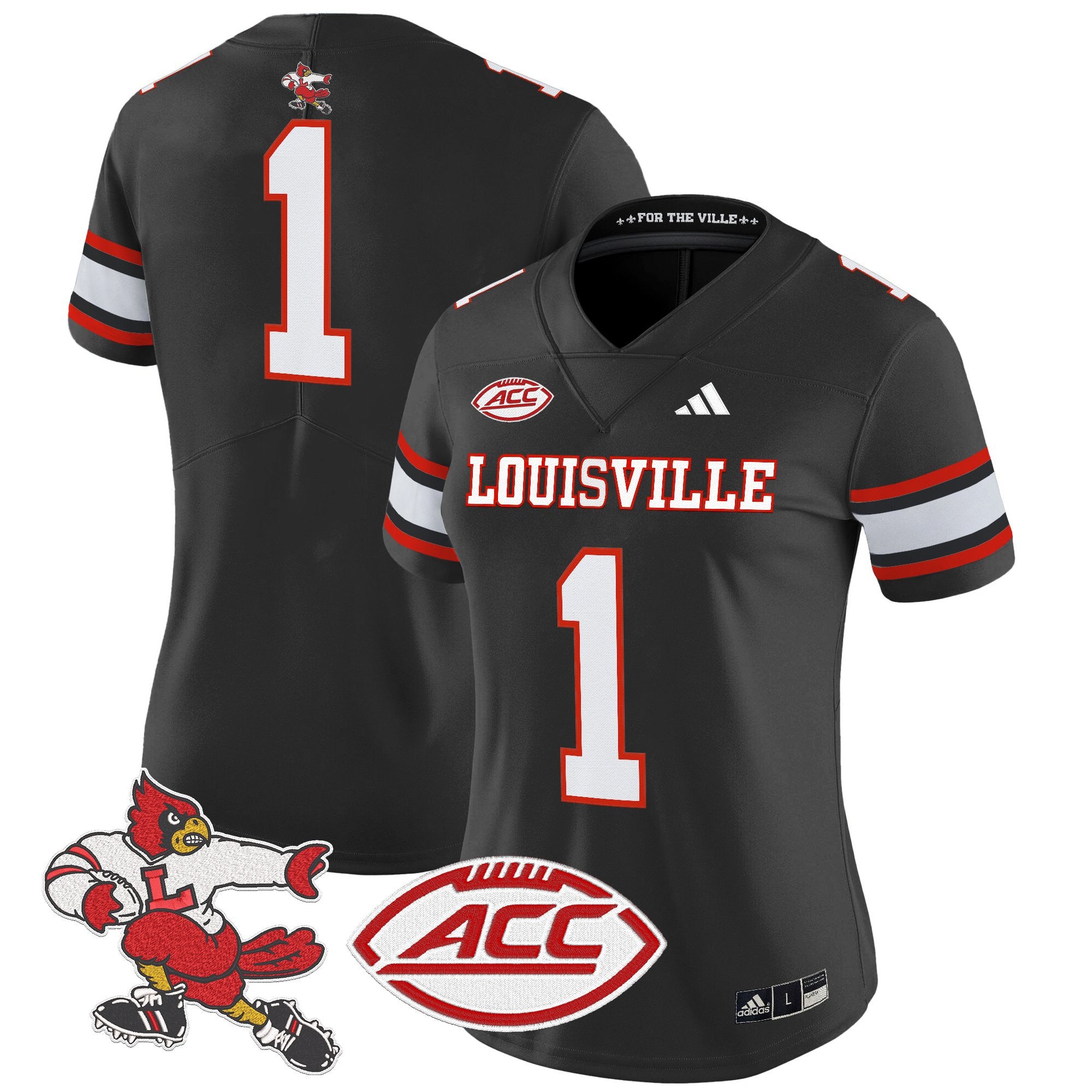 Women's Louisville Cardinals '1980s Throwback' Vapor Limited Jersey - All Stitched