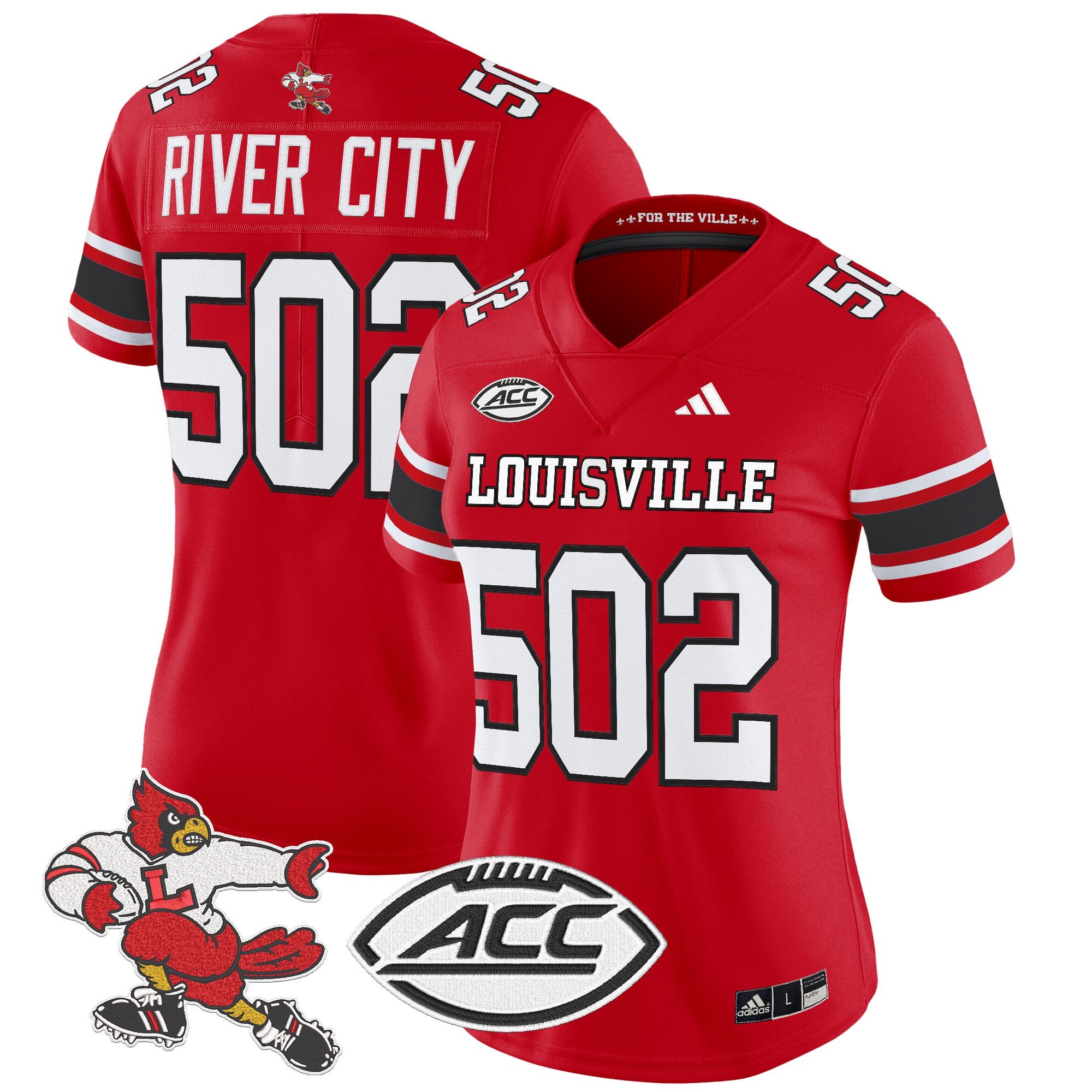 Women's Louisville Cardinals '1980s Throwback' Vapor Limited Jersey - All Stitched