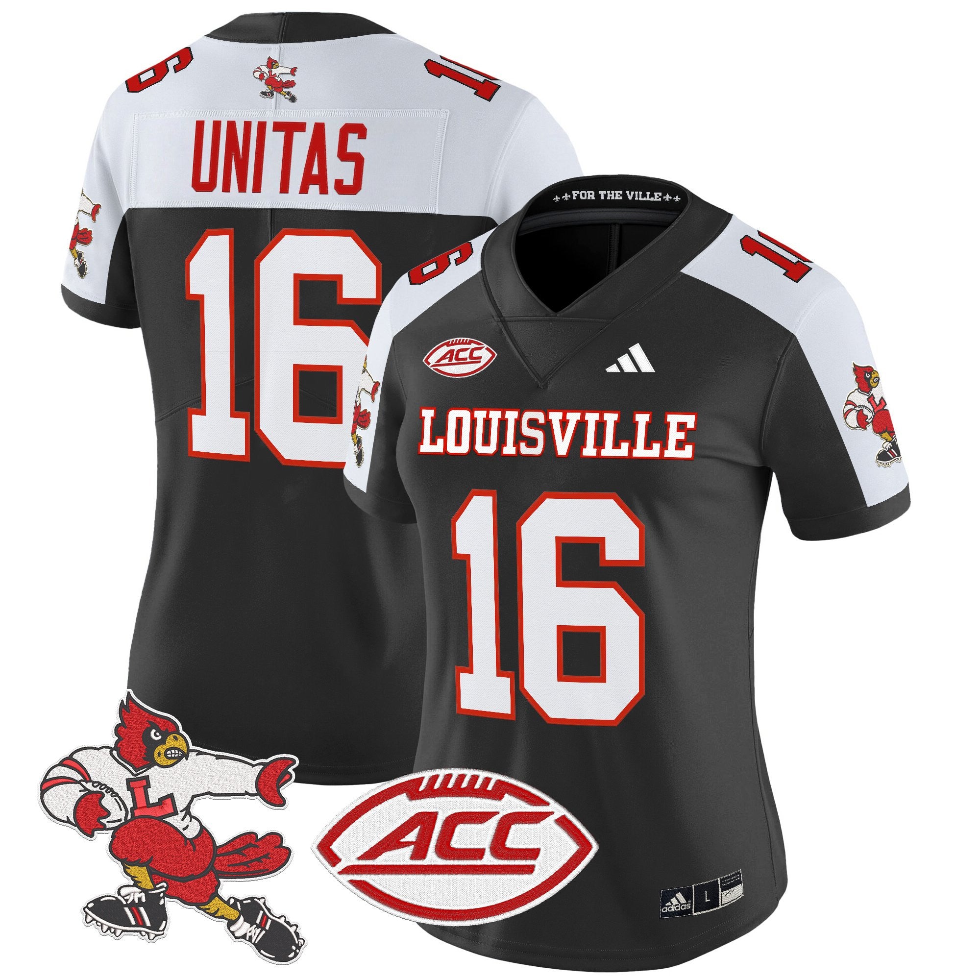 Women's Louisville Cardinals '1980s Throwback' Vapor Limited Jersey - All Stitched