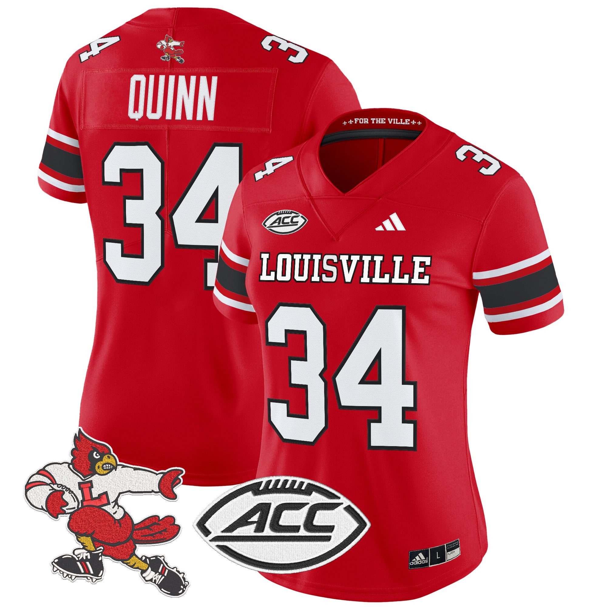 Women's Louisville Cardinals '1980s Throwback' Vapor Limited Jersey - All Stitched