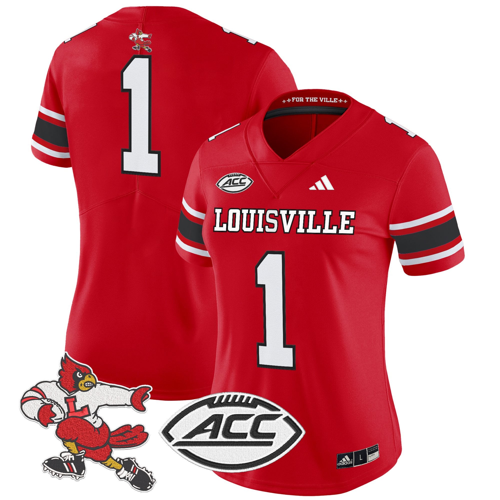 Women's Louisville Cardinals '1980s Throwback' Vapor Limited Jersey - All Stitched