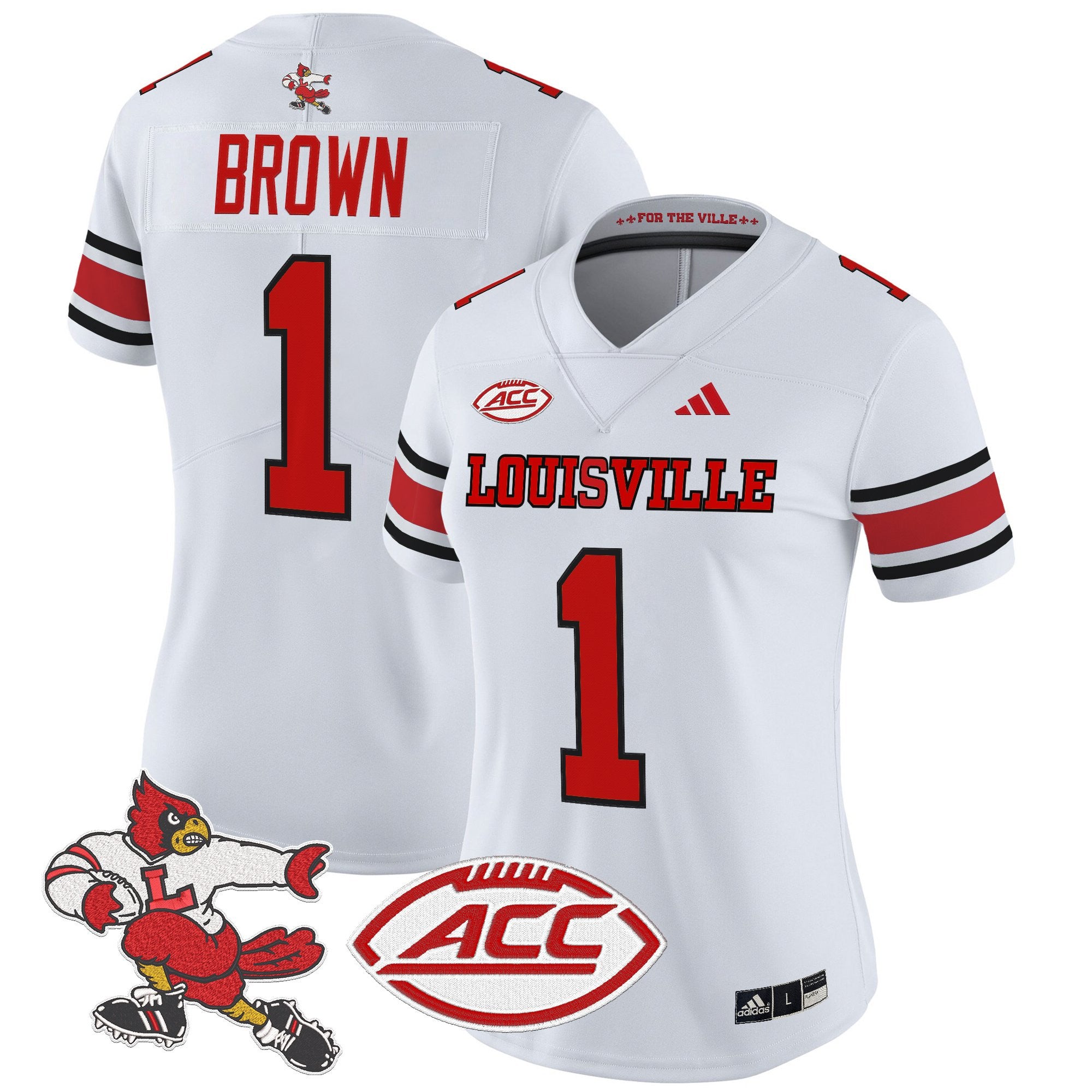 Women's Louisville Cardinals '1980s Throwback' Vapor Limited Jersey - All Stitched