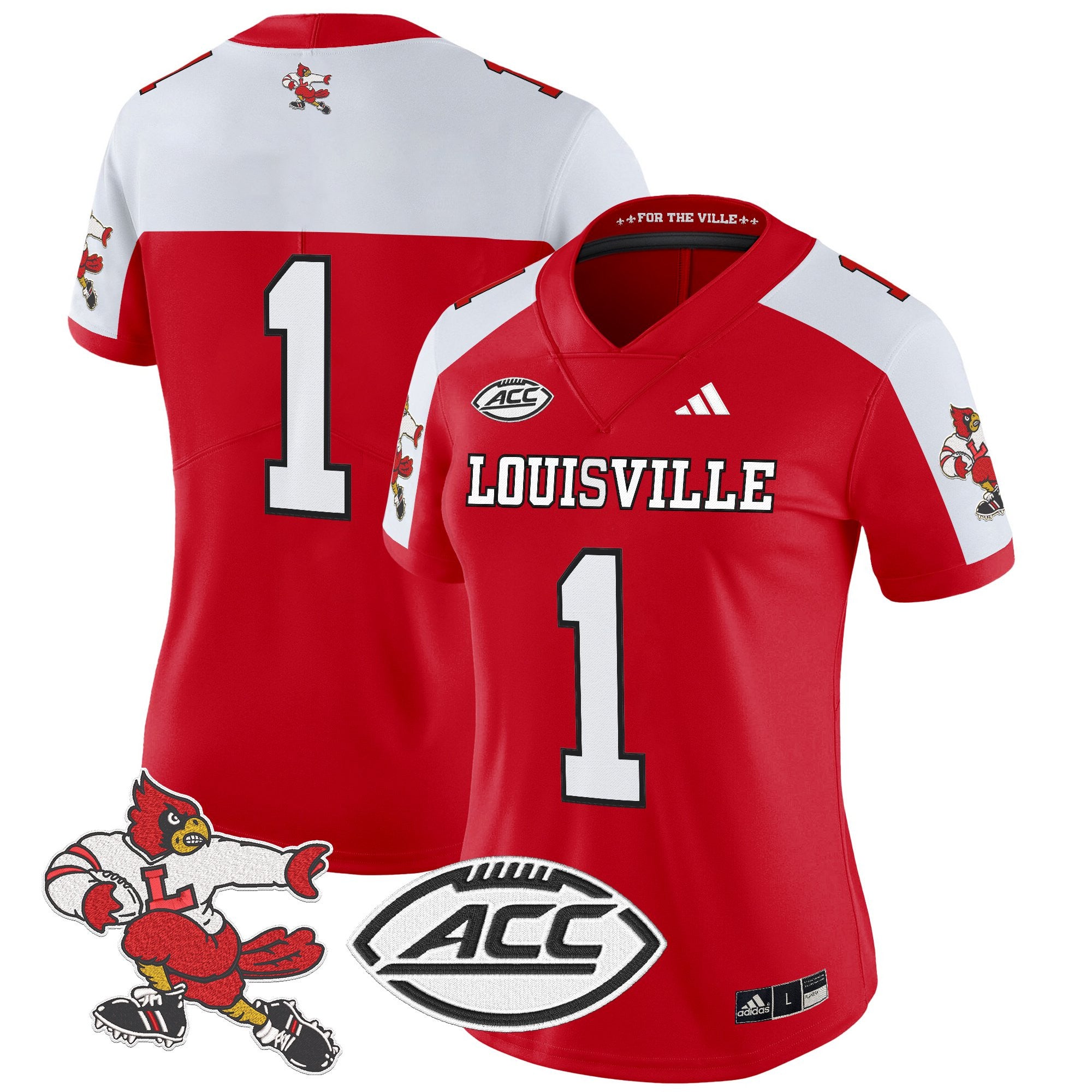 Women's Louisville Cardinals '1980s Throwback' Vapor Limited Jersey - All Stitched