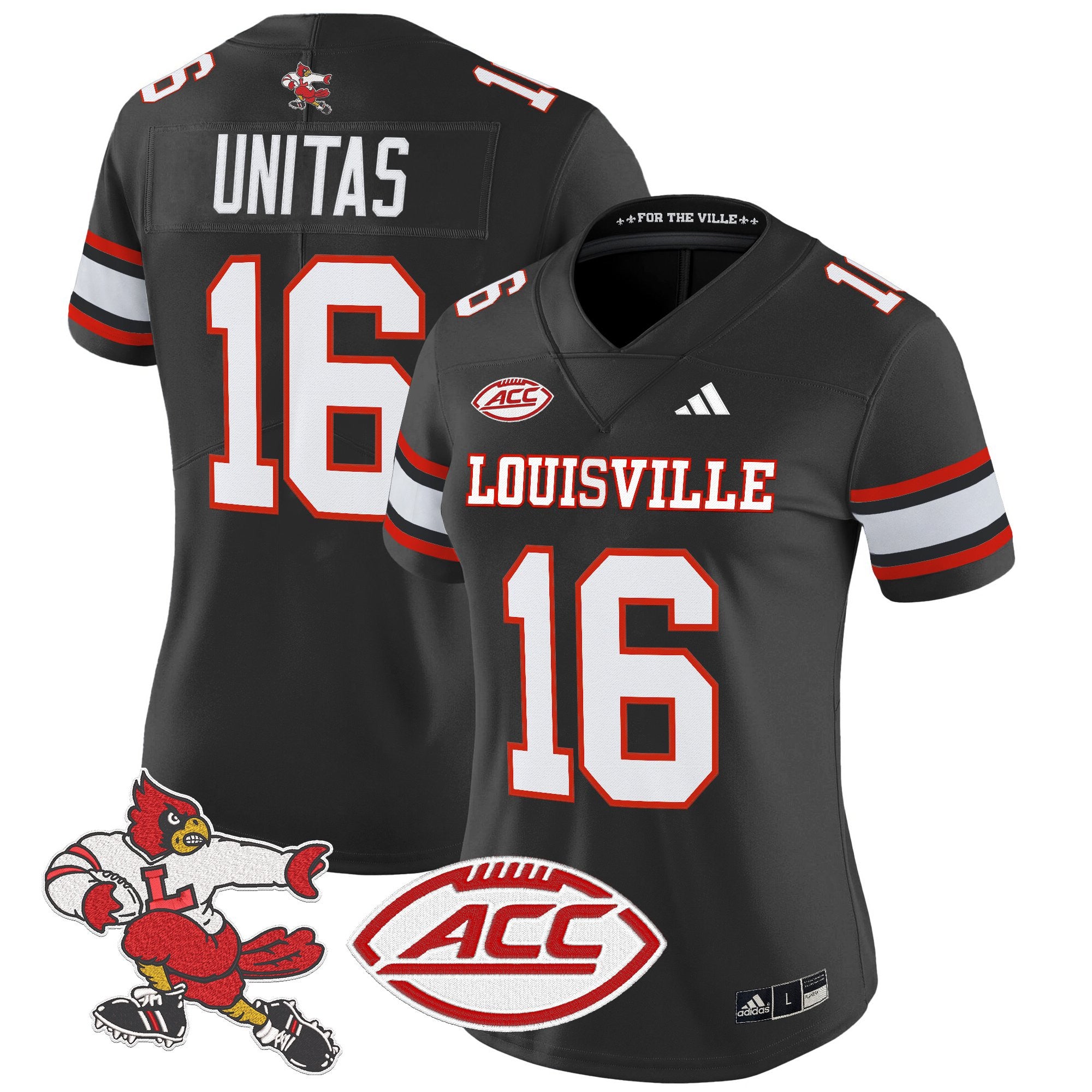 Women's Louisville Cardinals '1980s Throwback' Vapor Limited Jersey - All Stitched