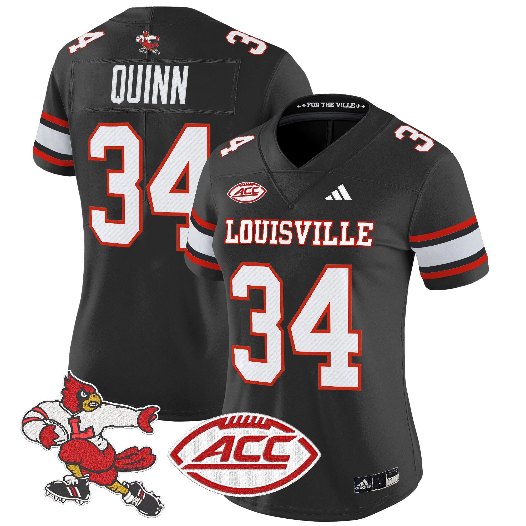 Women's Louisville Cardinals '1980s Throwback' Vapor Limited Jersey - All Stitched