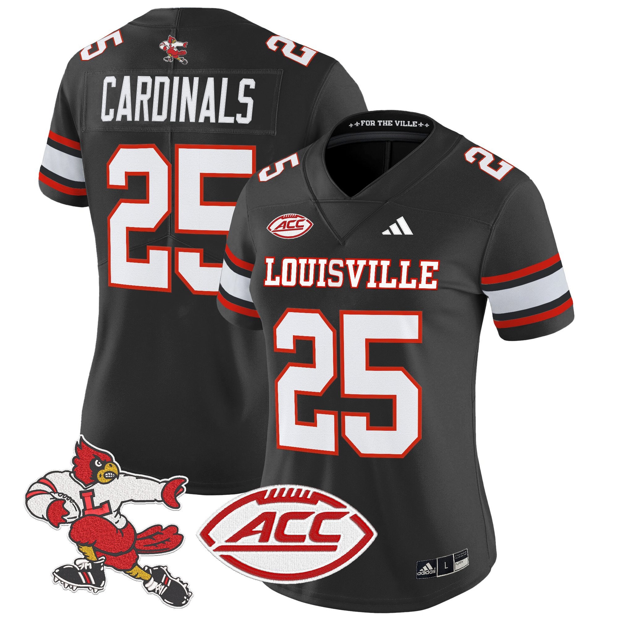 Women's Louisville Cardinals '1980s Throwback' Vapor Limited Jersey - All Stitched